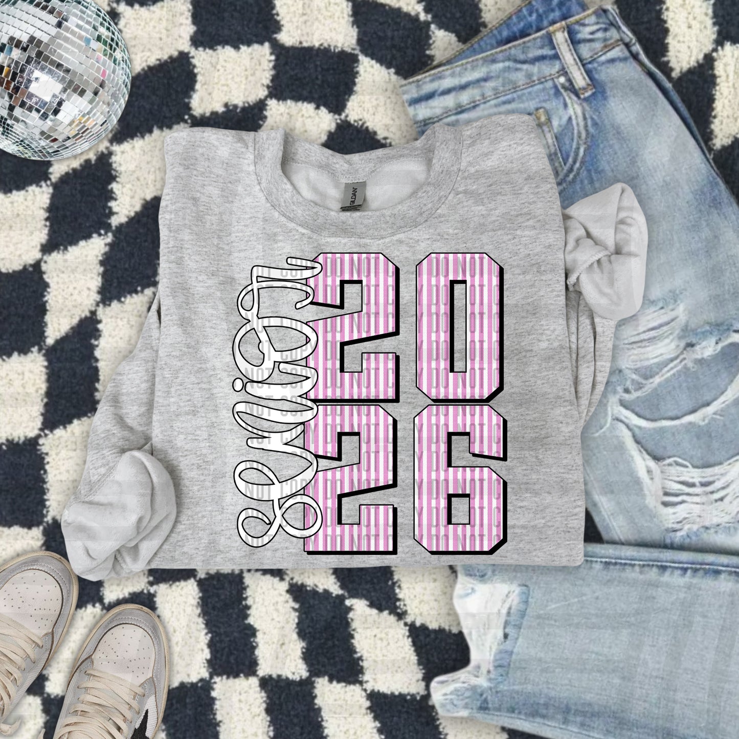 Senior 2026 - Choose your color - Digital Download 300DPI PNG FILE