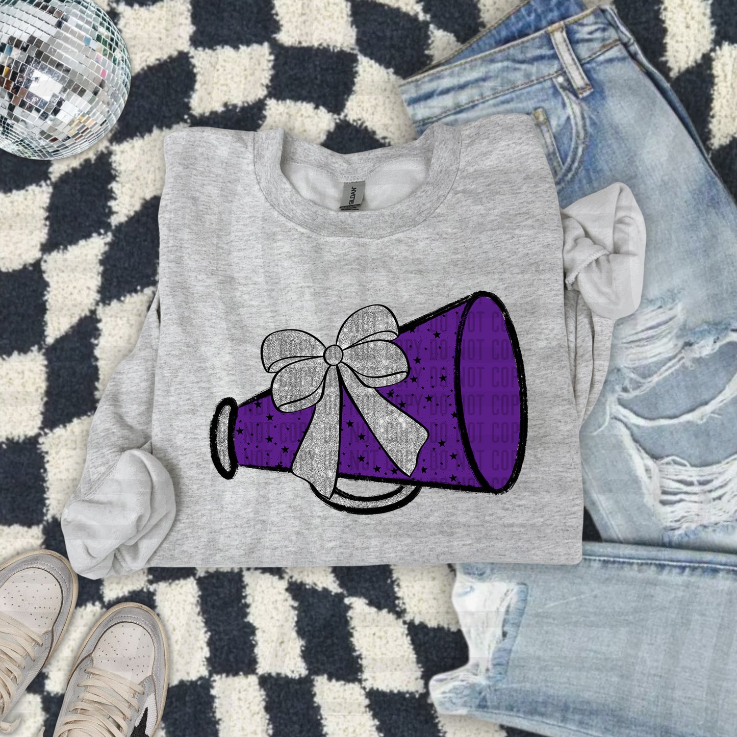 Megaphone w/silver accents - Choose your color - Digital Download 300DPI PNG FILE