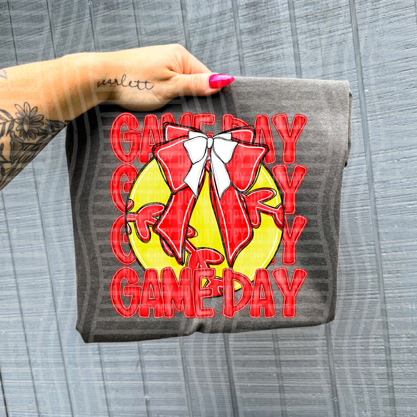 SOFTBALL - GAME DAY - Color Dropdown Digital Download 300DPI PNG FILE