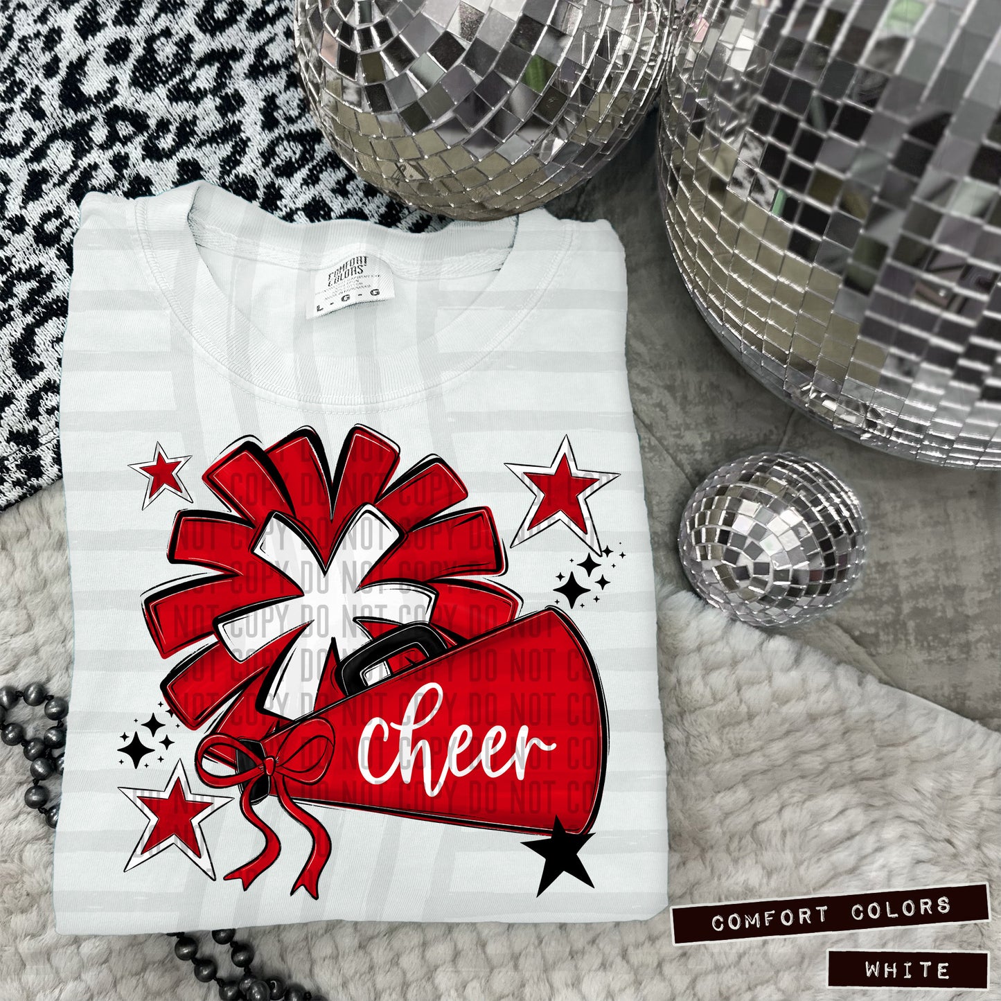 BLANK CHEER MEGAPHONE POM {NOT ELIGIBLE FOR DIGITAL RESALE} - Digital Download 300DPI PNG FILE