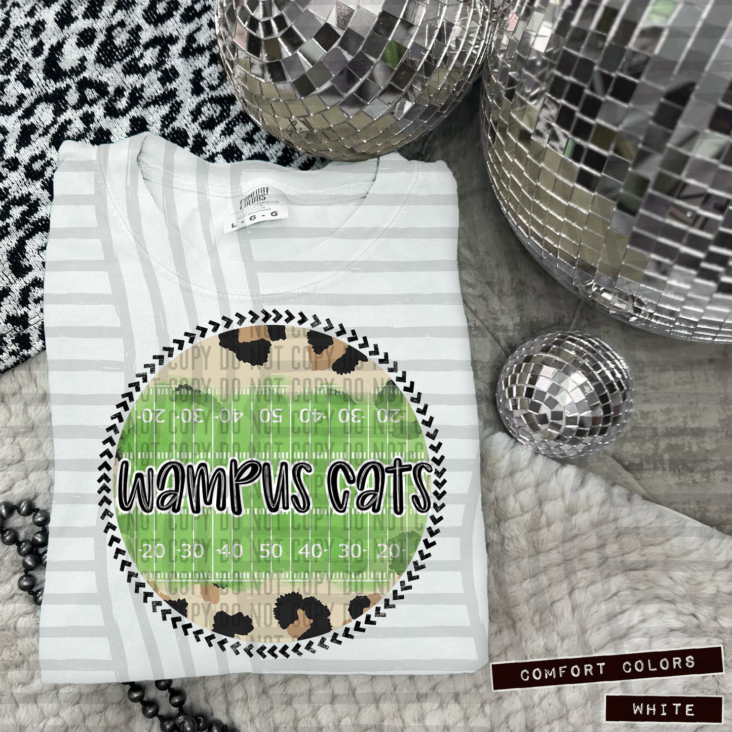 Leopard Football Circle Mascots Dropdown - Digital Download 300DPI PNG FILE