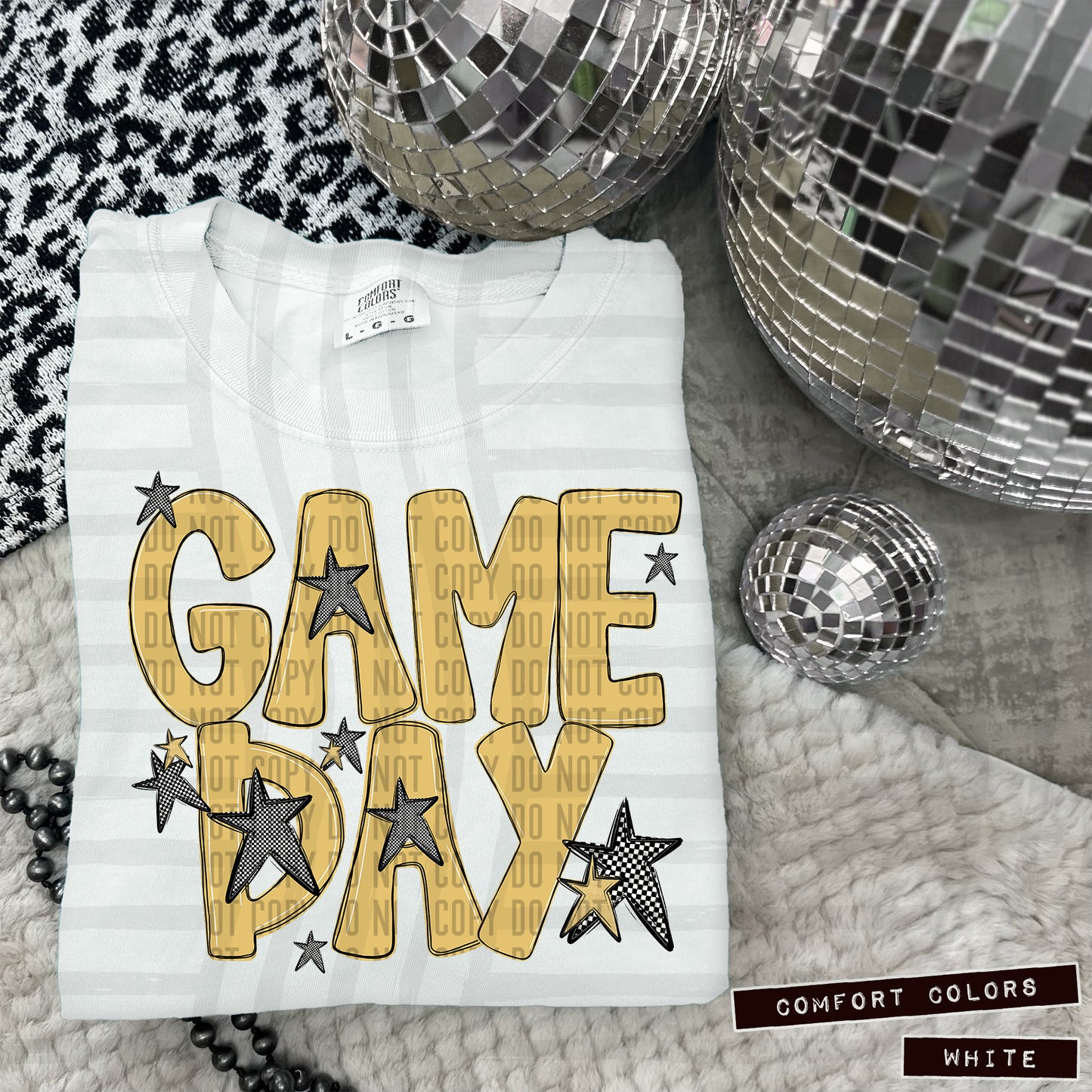 CheckMate Game Day Collection 2 files included Gold/Silver- Color Dropdown Digital Download 300DPI PNG FILE