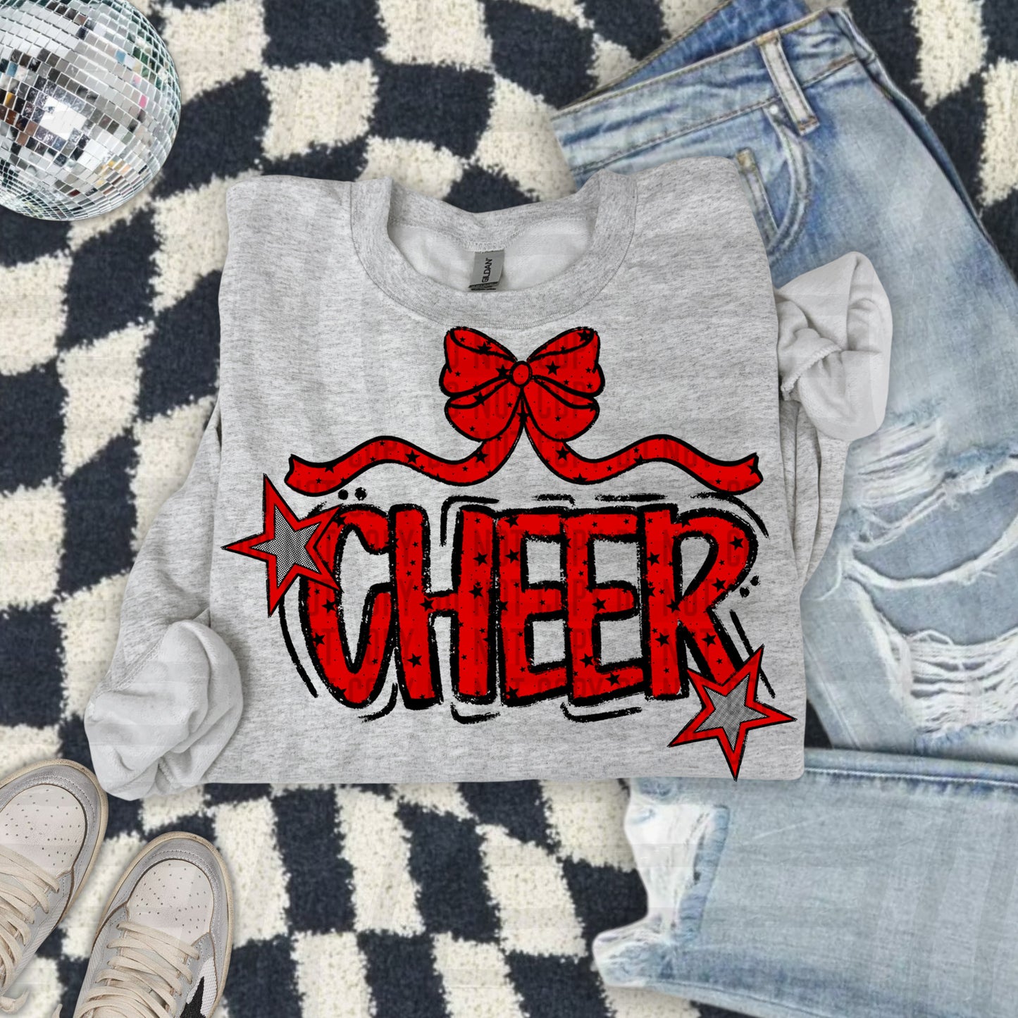 Cheer Bow - Choose your color - Digital Download 300DPI PNG FILE