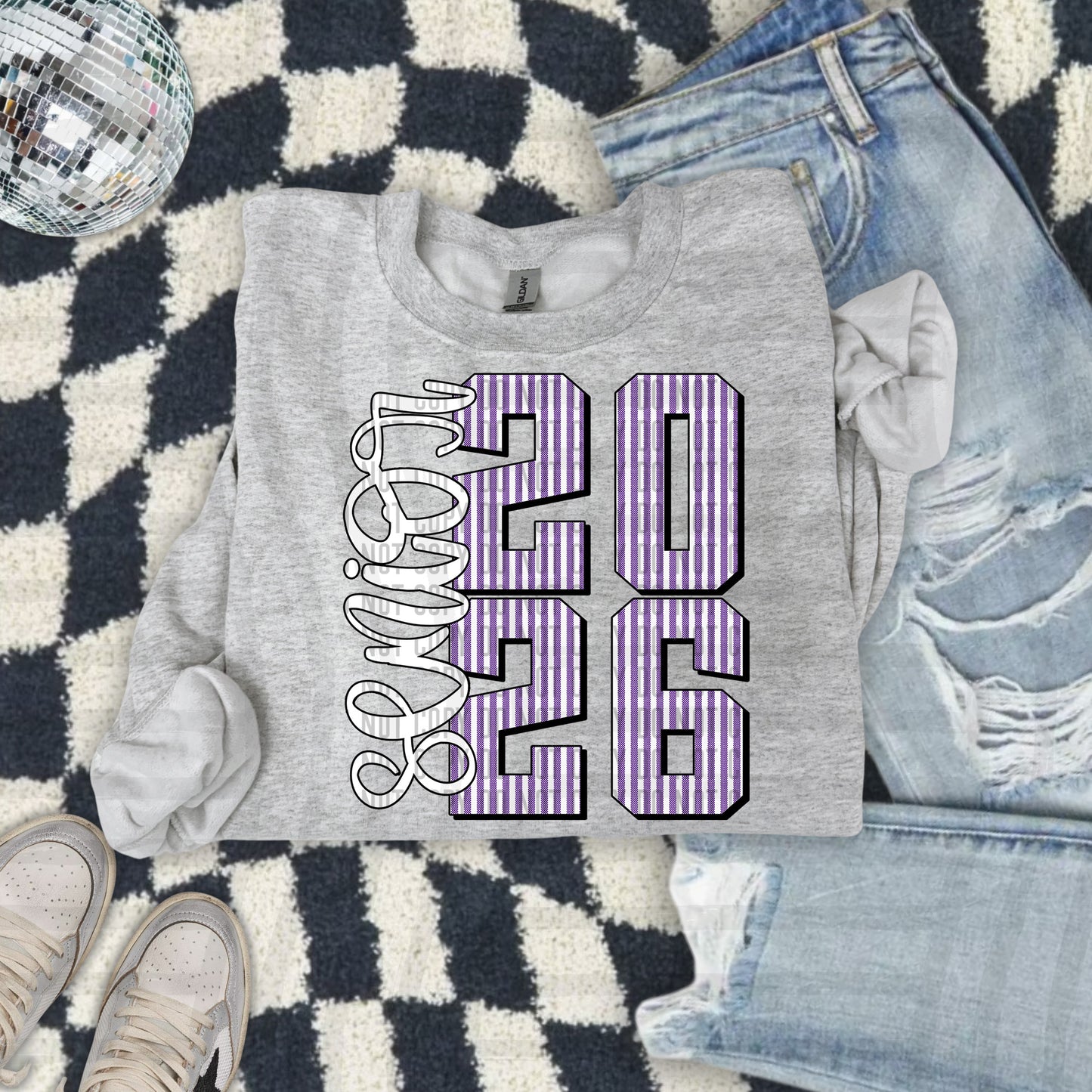 Senior 2026 - Choose your color - Digital Download 300DPI PNG FILE