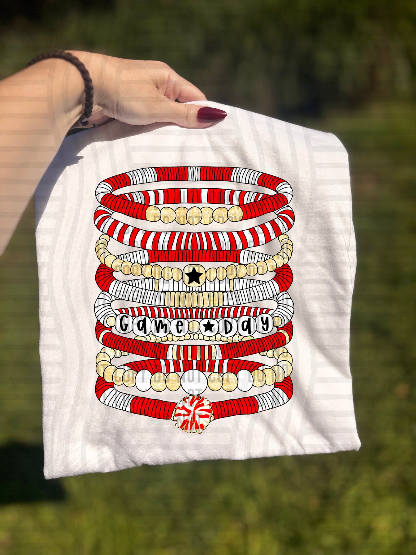 Bracelets - PomPom - Color Dropdown Digital Download 300DPI PNG FILE