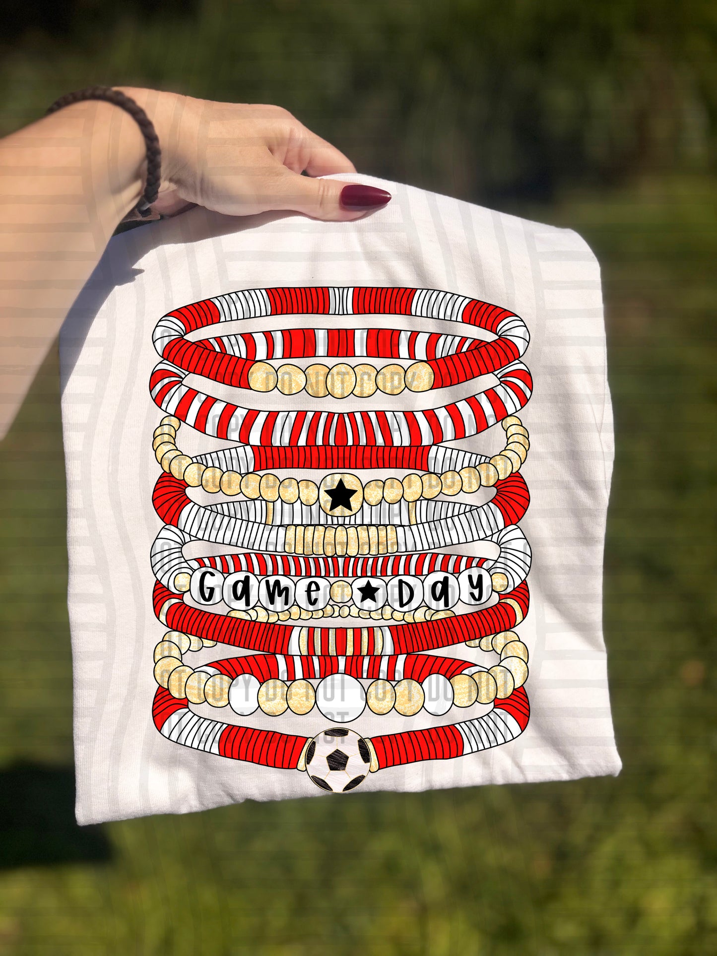 Bracelets - Soccer - Color Dropdown Digital Download 300DPI PNG FILE