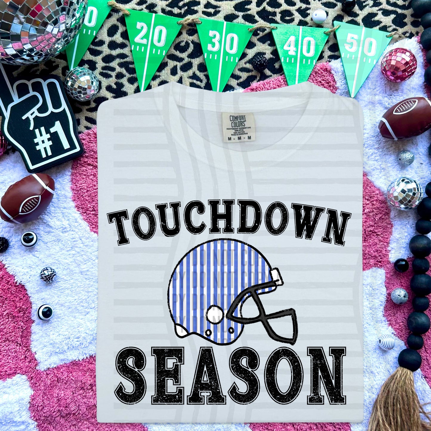 TouchDown Season Seersucker - Color Dropdown Digital Download 300DPI PNG FILE