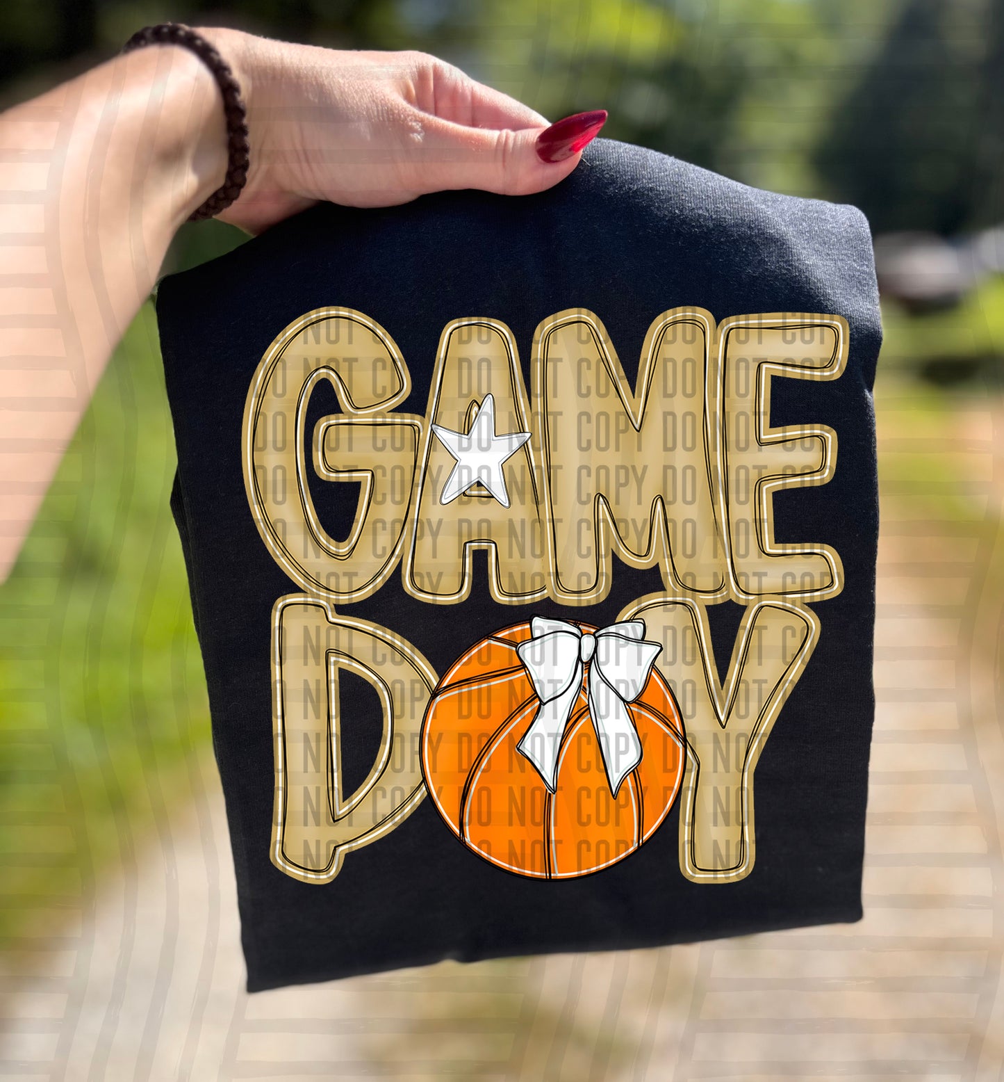 Basketball - GAME D Y - Color Dropdown Digital Download 300DPI PNG FILE