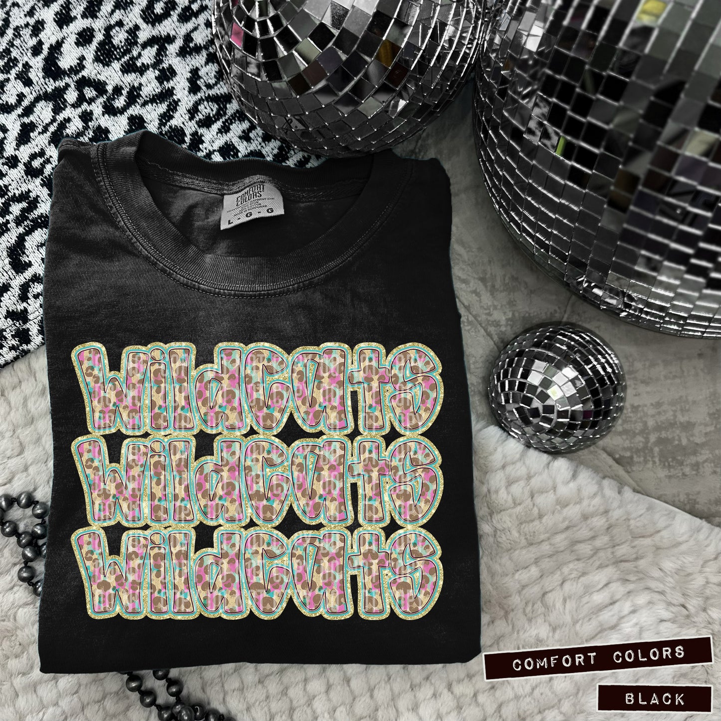 Colorful Stacked Cheetah - Dropdown + CUSTOM - Digital Download 300DPI PNG FILE