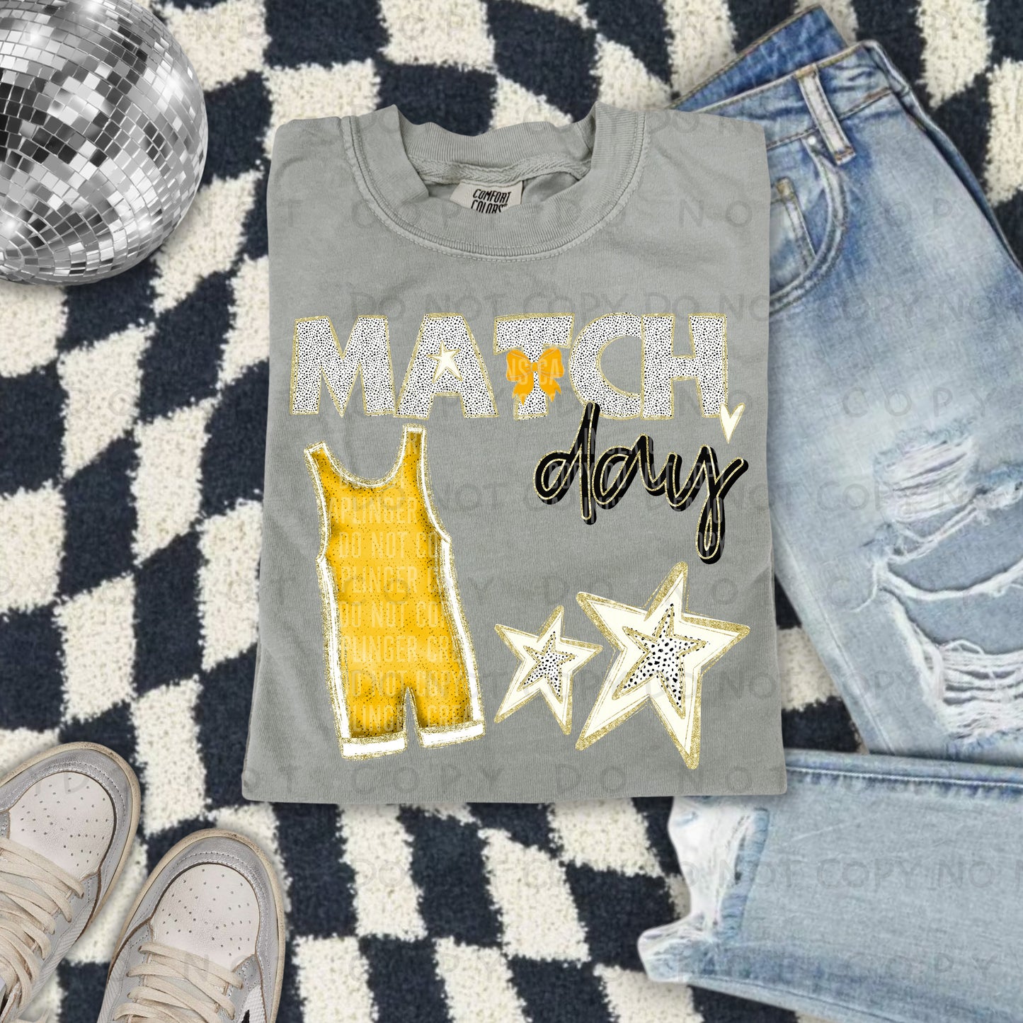Match Day Wrestling - Color Dropdown Digital Download 300DPI PNG FILE