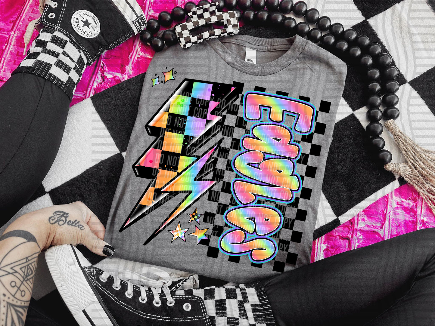 Neon Side Bolt <3- Dropdown + CUSTOM Digital Download 300DPI PNG FILE