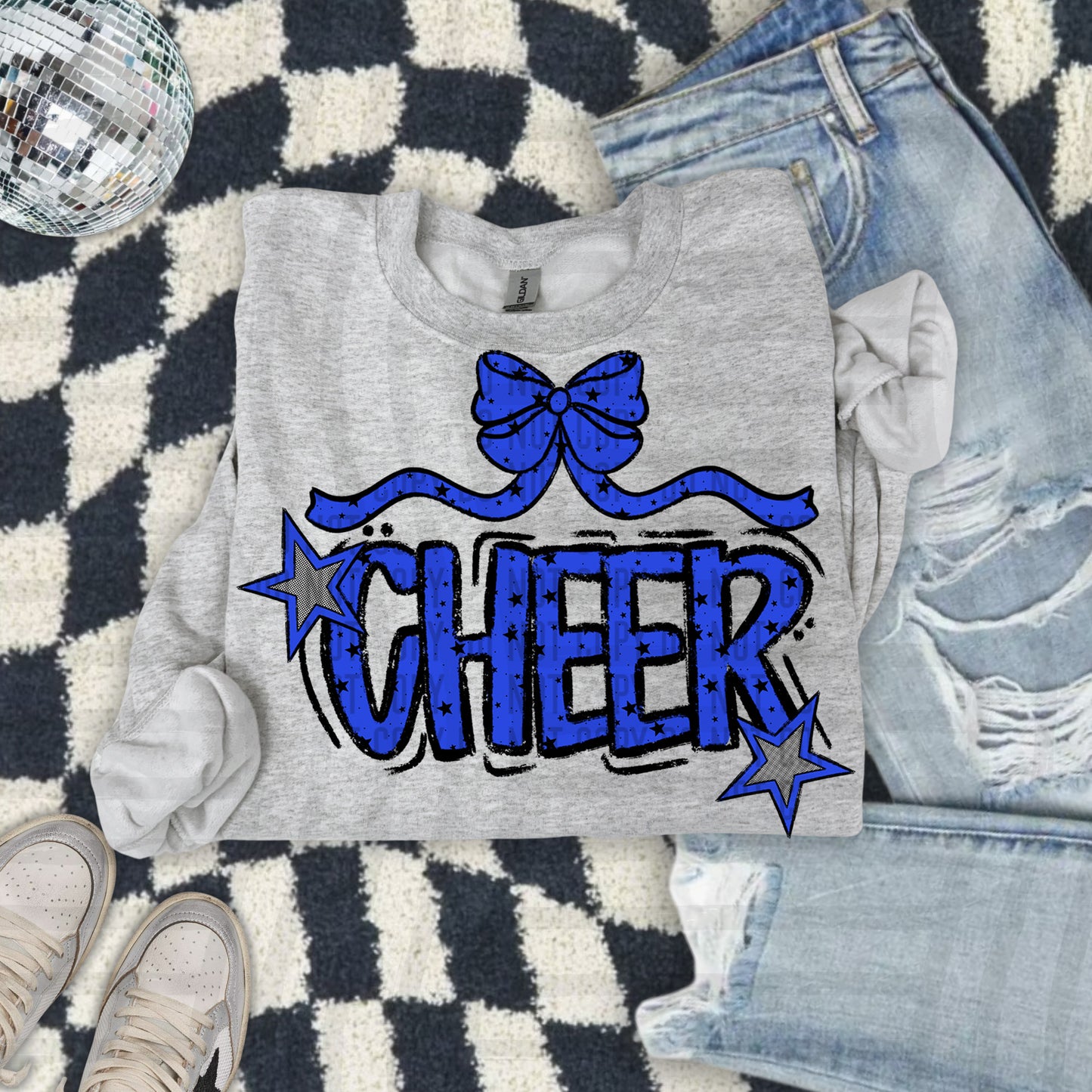 Cheer Bow - Choose your color - Digital Download 300DPI PNG FILE