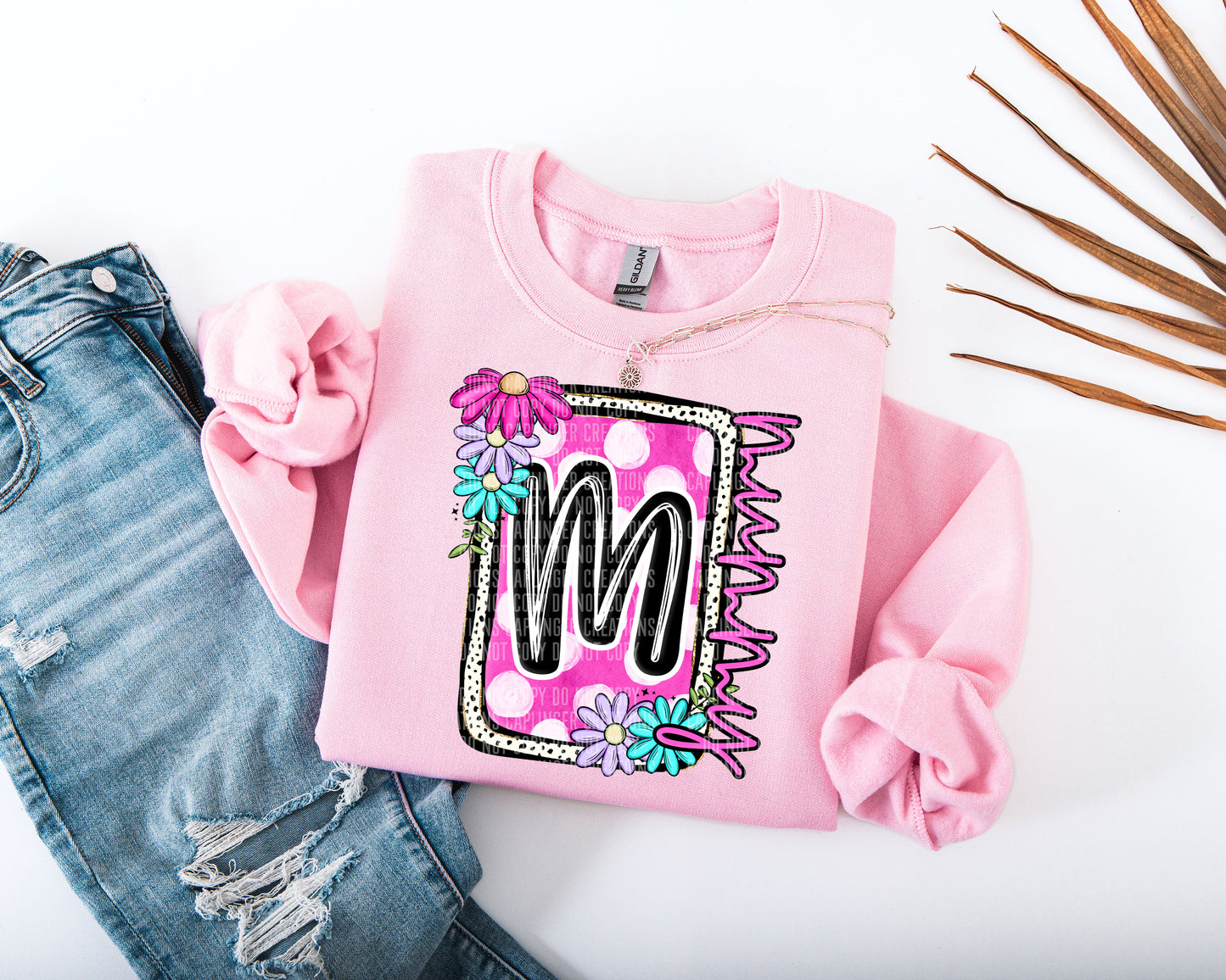 FLORAL BLOOM MOM NAMES - DROPDOWN + CUSTOM - Digital Download 300DPI PNG FILE