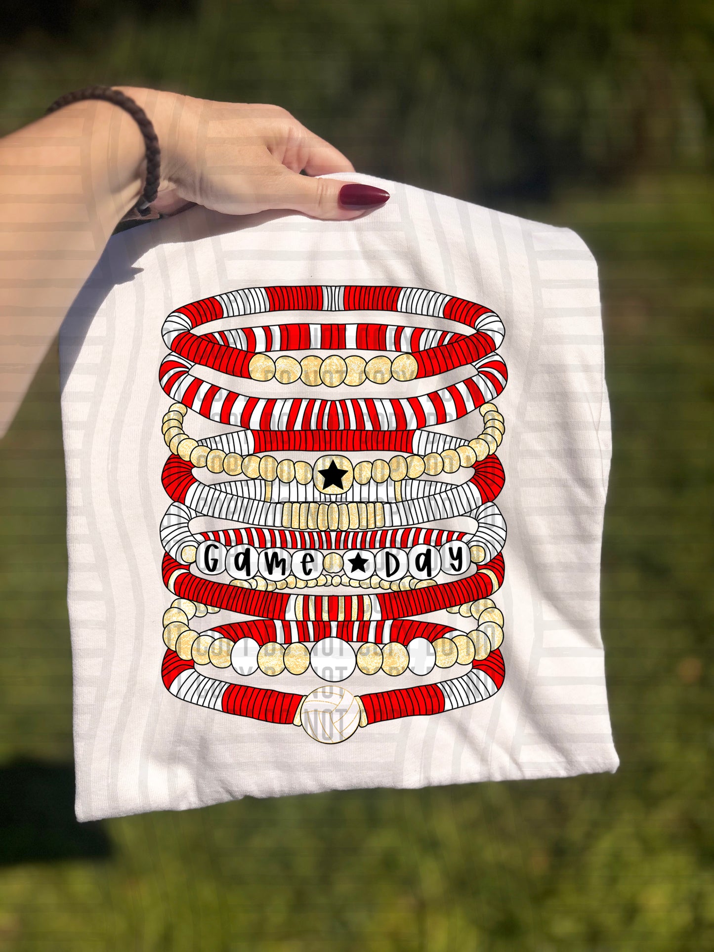 Bracelets - Volleyball - Color Dropdown Digital Download 300DPI PNG FILE