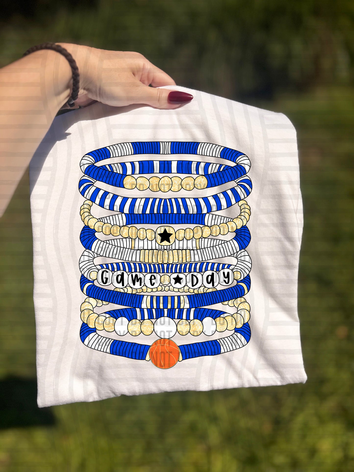 Bracelets - Basketball - Color Dropdown Digital Download 300DPI PNG FILE