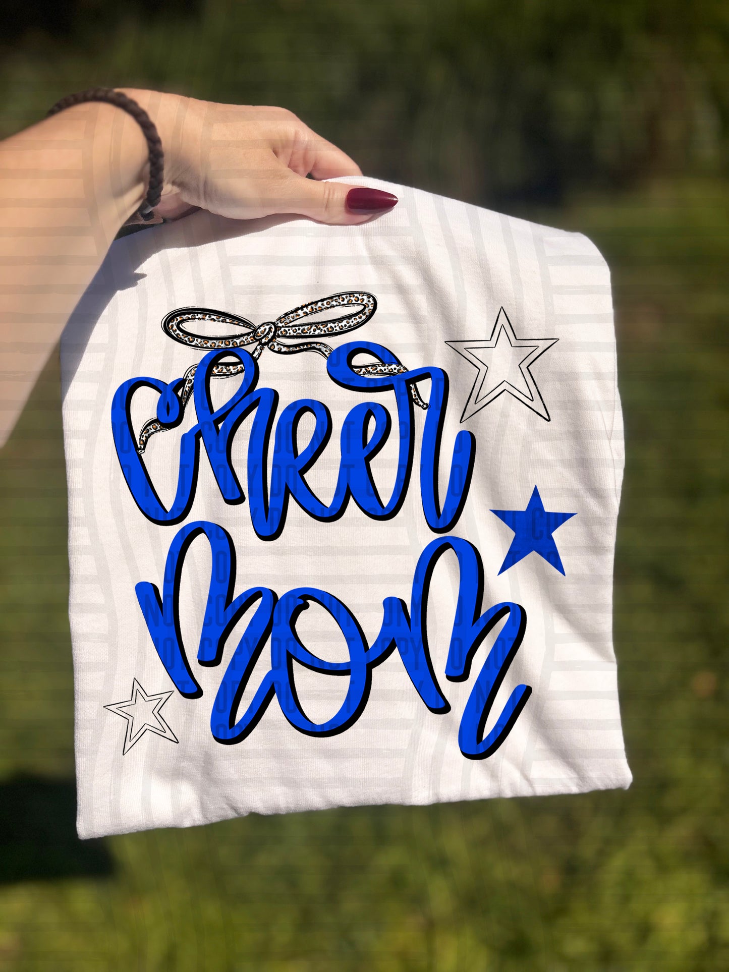Cheer Mom - Color Dropdown - Digital Download 300DPI PNG FILE