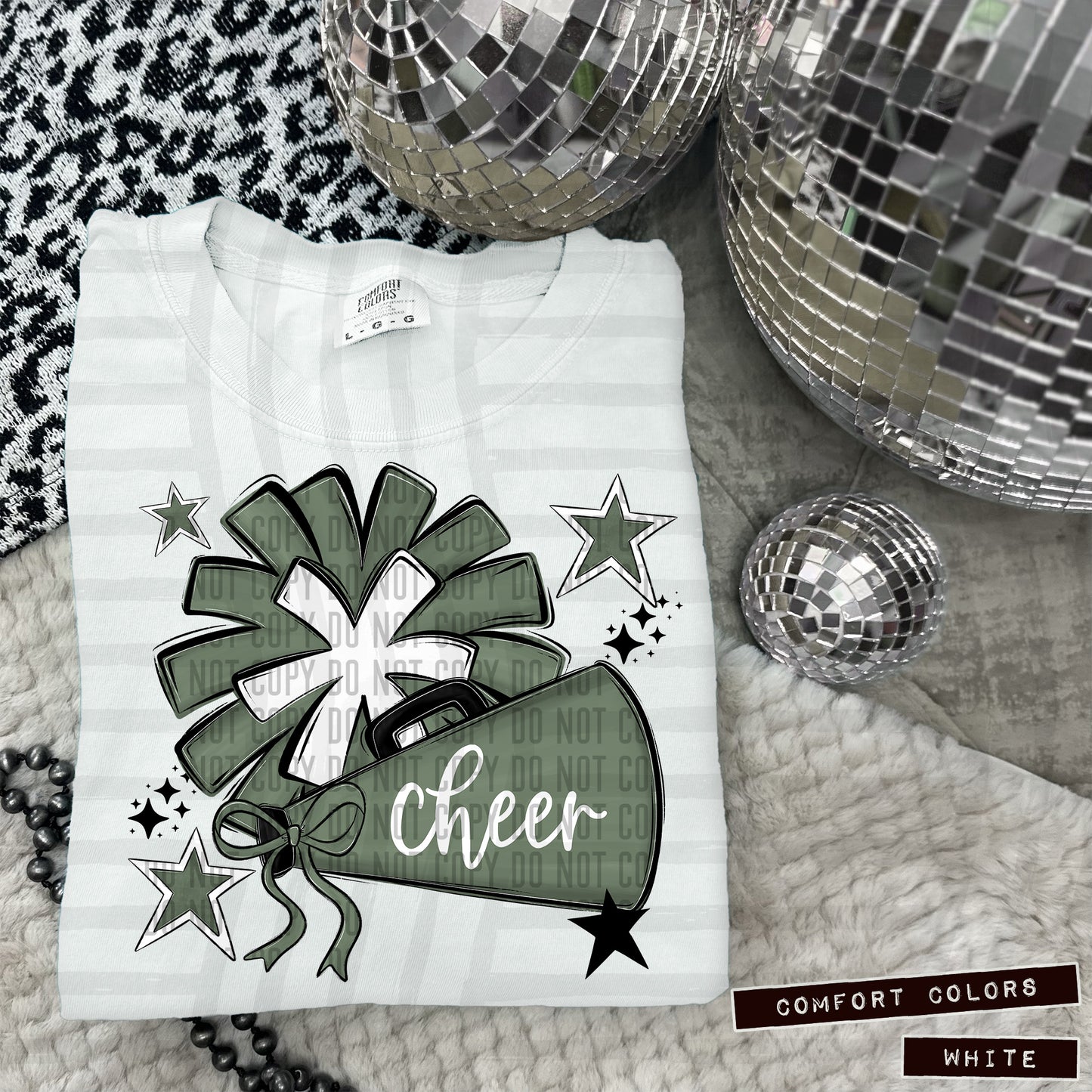 BLANK CHEER MEGAPHONE POM {NOT ELIGIBLE FOR DIGITAL RESALE} - Digital Download 300DPI PNG FILE