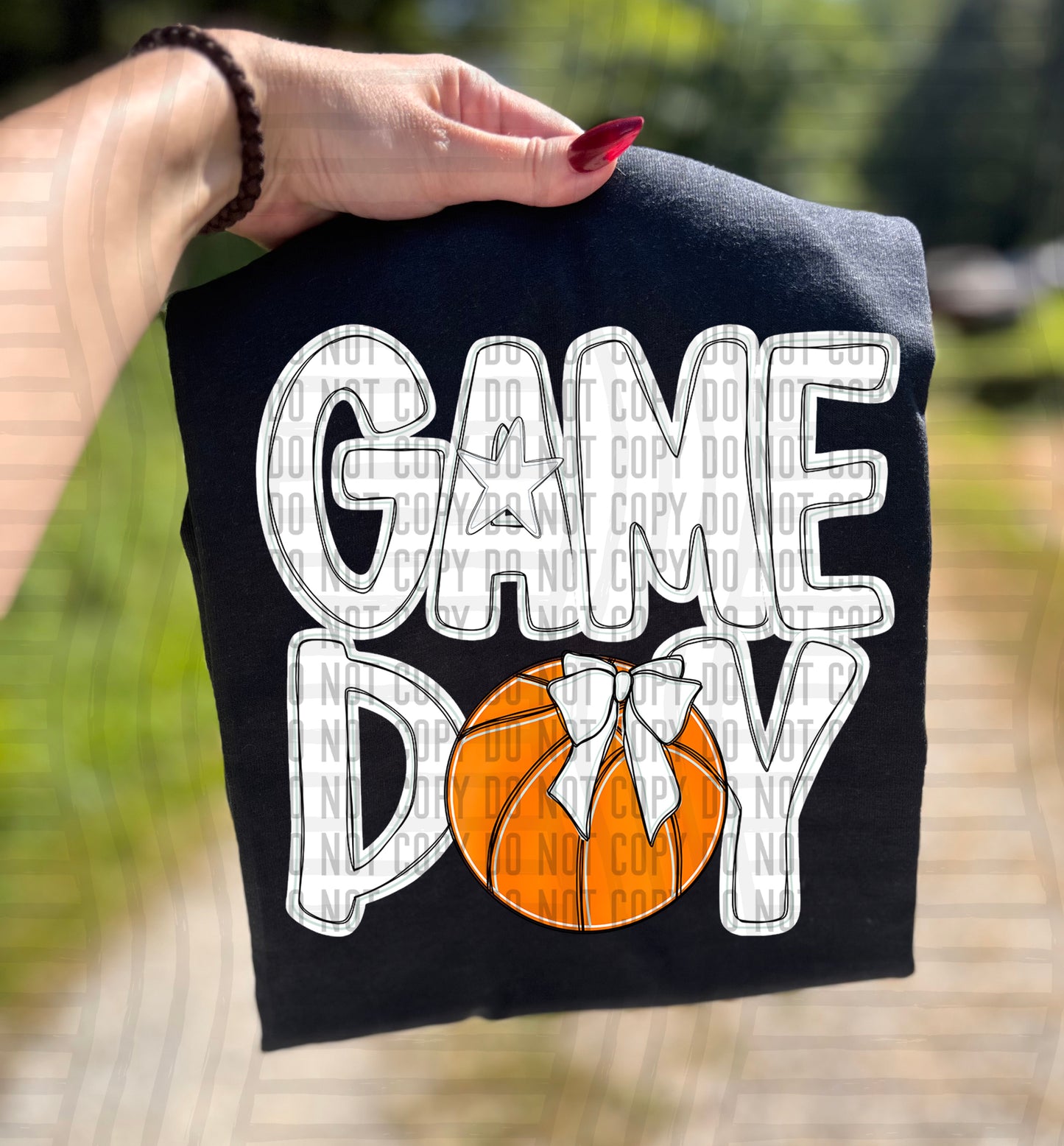 Basketball - GAME D Y - Color Dropdown Digital Download 300DPI PNG FILE