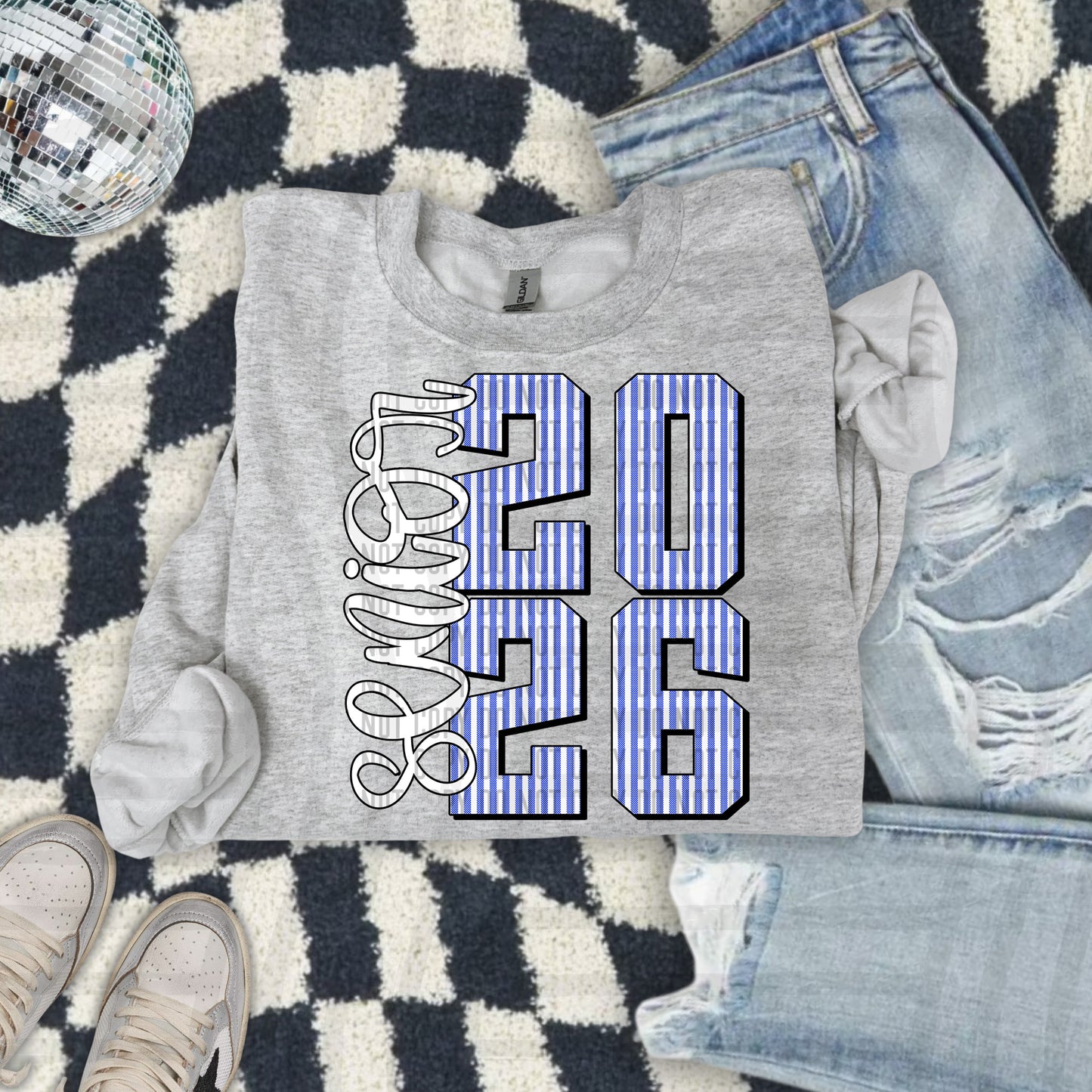 Senior 2026 - Choose your color - Digital Download 300DPI PNG FILE