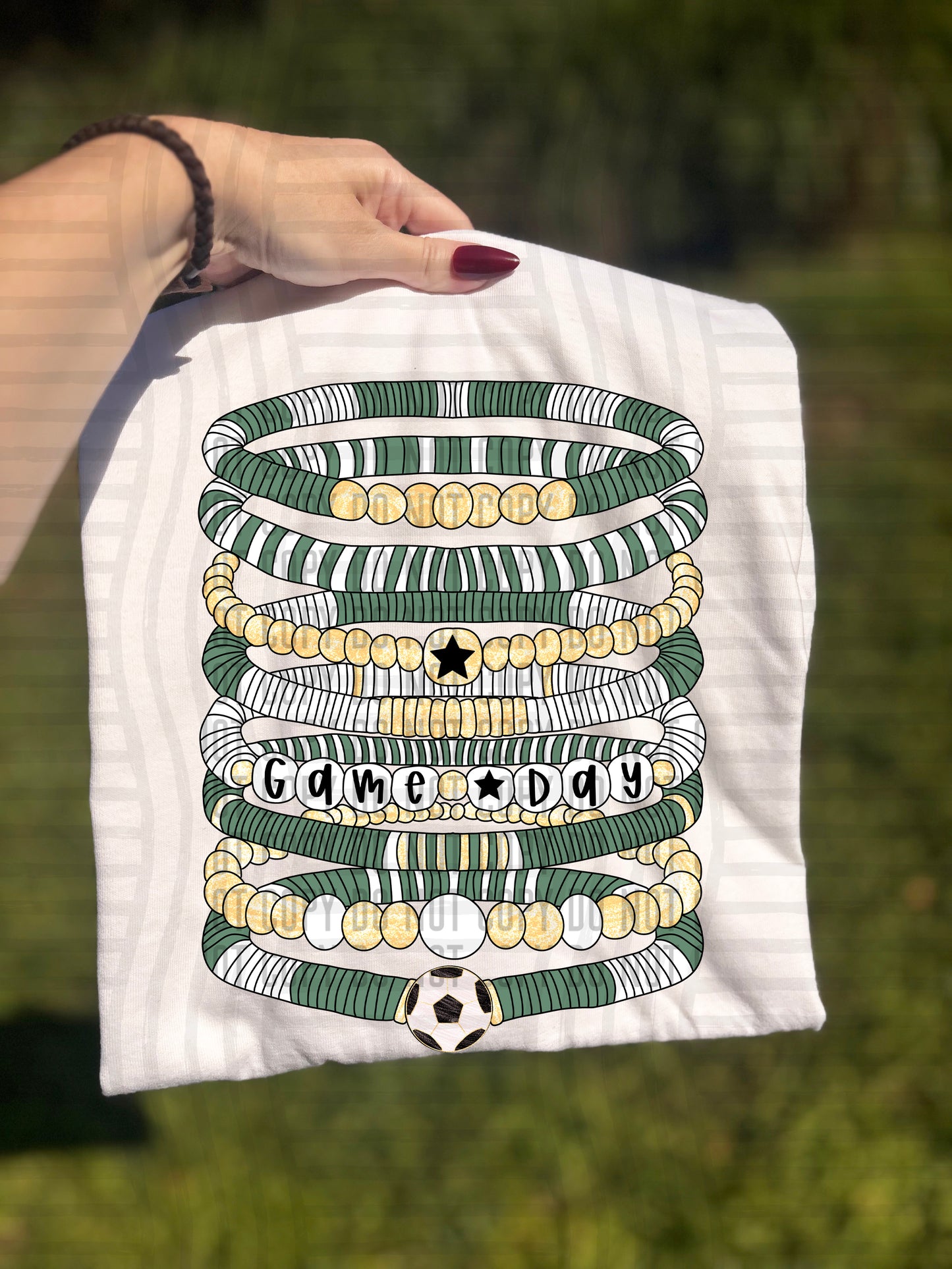 Bracelets - Soccer - Color Dropdown Digital Download 300DPI PNG FILE