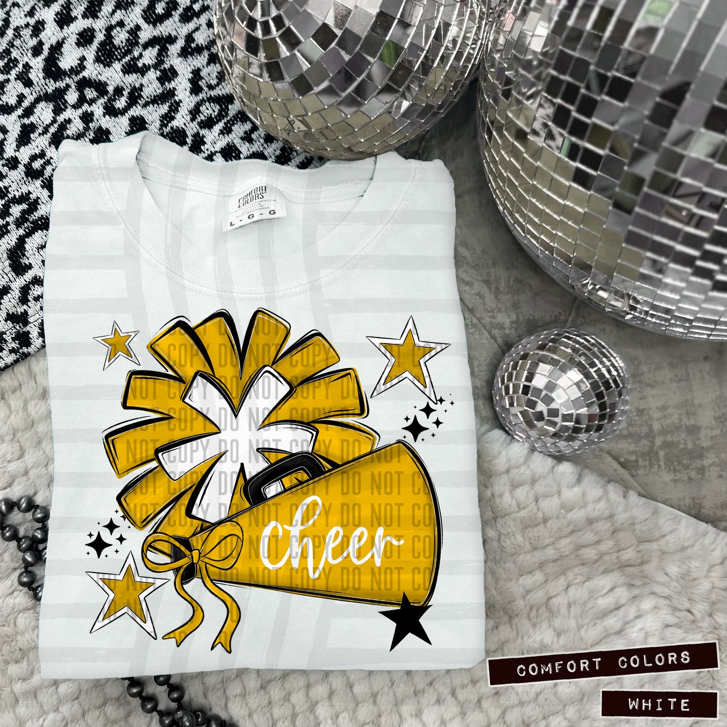 BLANK CHEER MEGAPHONE POM {NOT ELIGIBLE FOR DIGITAL RESALE} - Digital Download 300DPI PNG FILE
