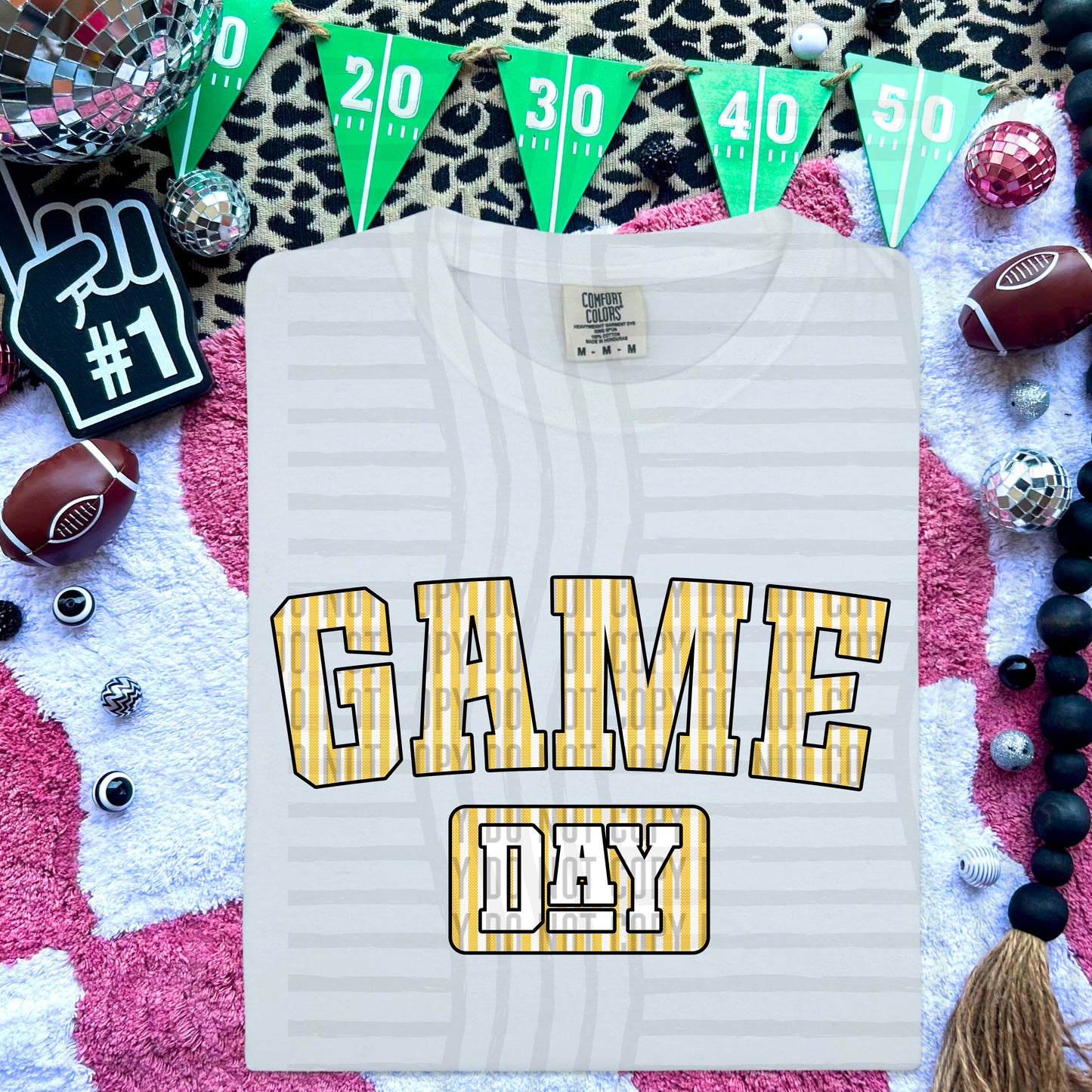 Game Day Seersucker - Color Dropdown Digital Download 300DPI PNG FILE