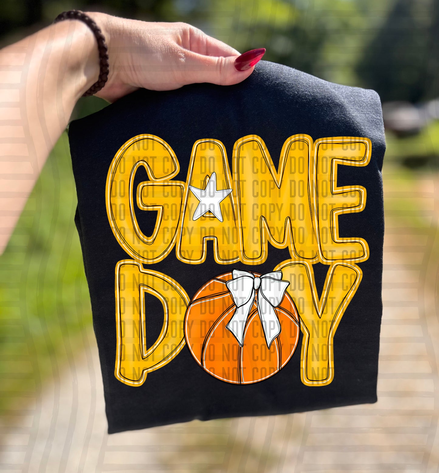 Basketball - GAME D Y - Color Dropdown Digital Download 300DPI PNG FILE