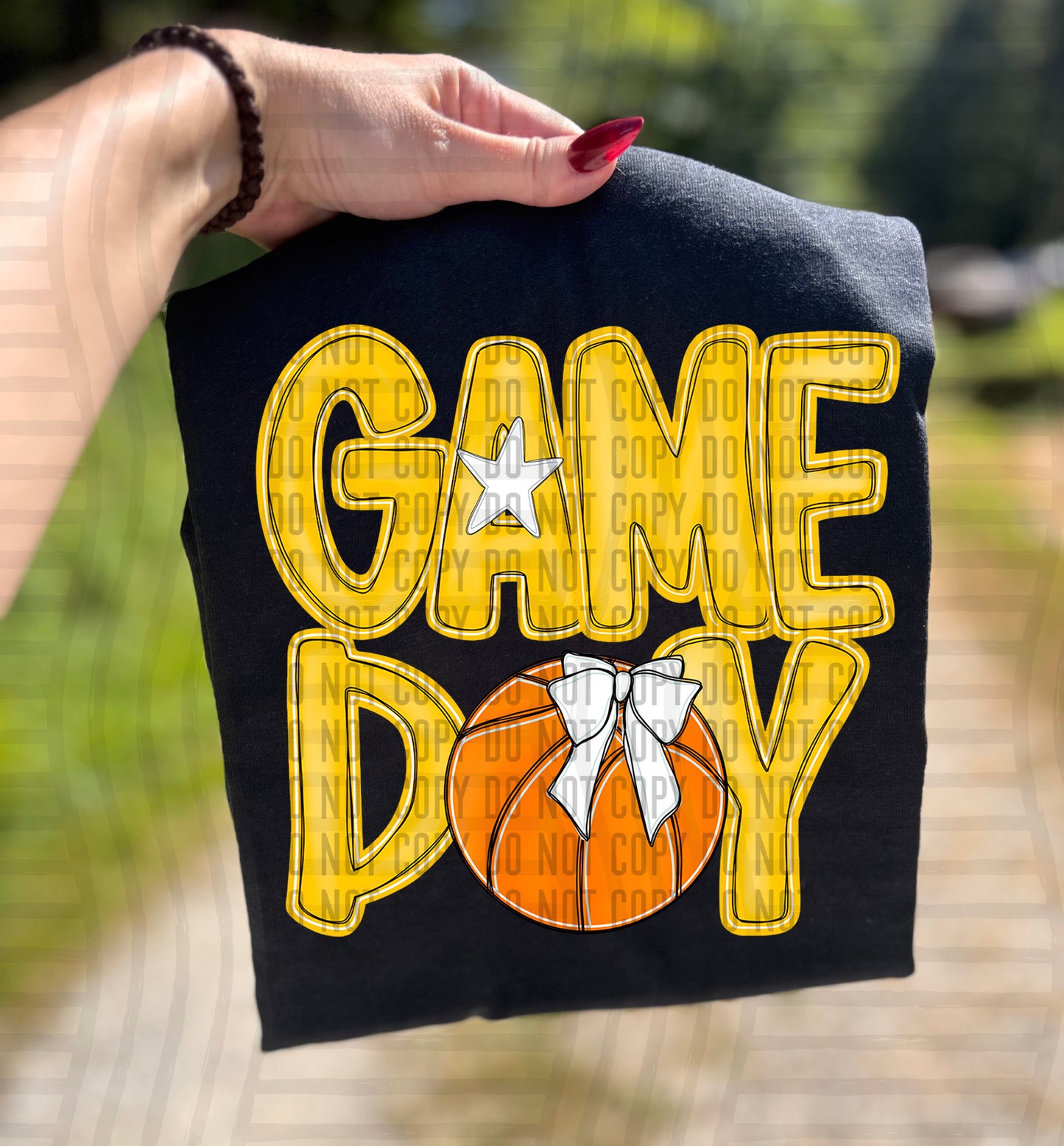 Basketball - GAME D Y - Color Dropdown Digital Download 300DPI PNG FILE