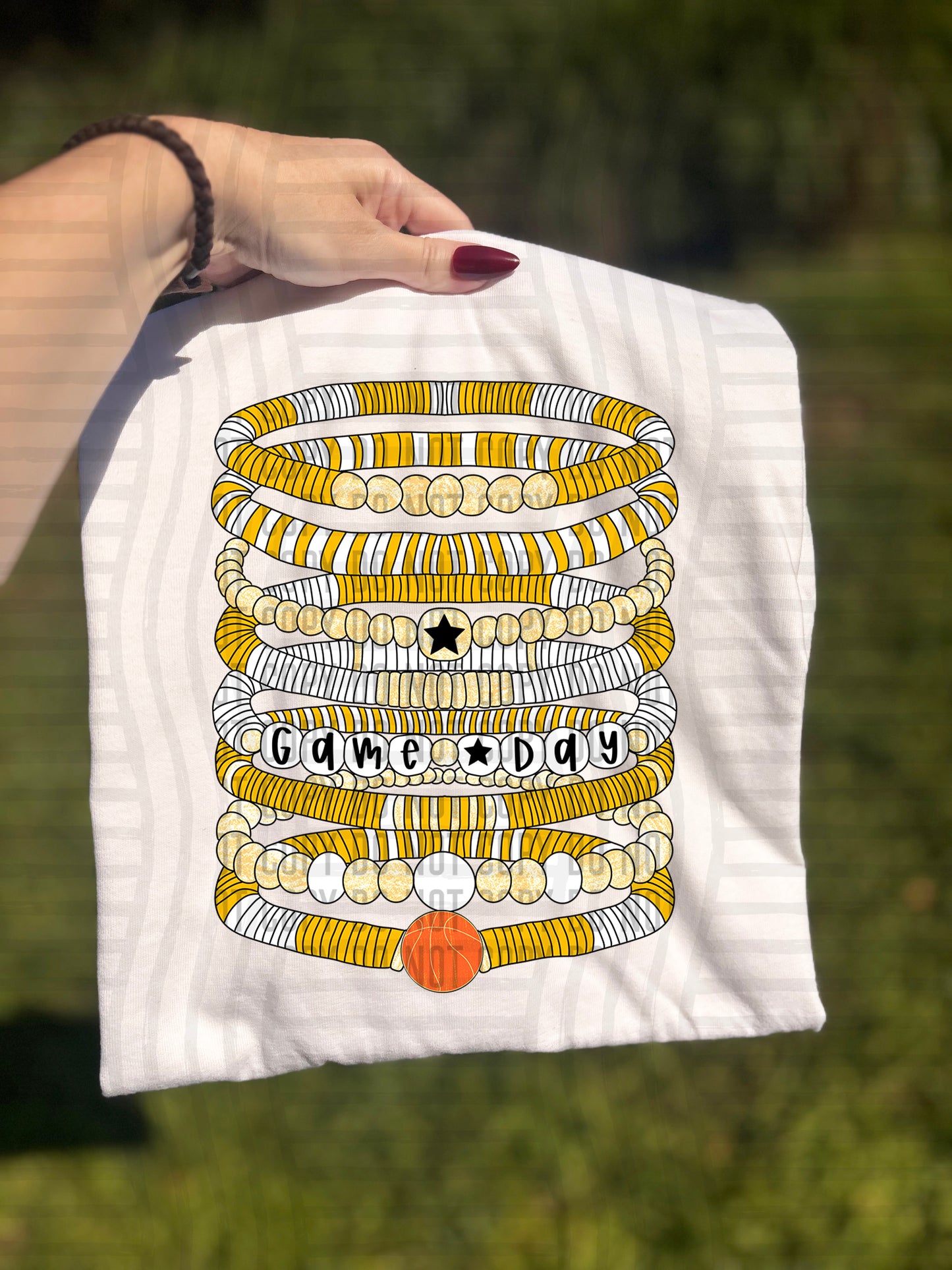 Bracelets - Basketball - Color Dropdown Digital Download 300DPI PNG FILE