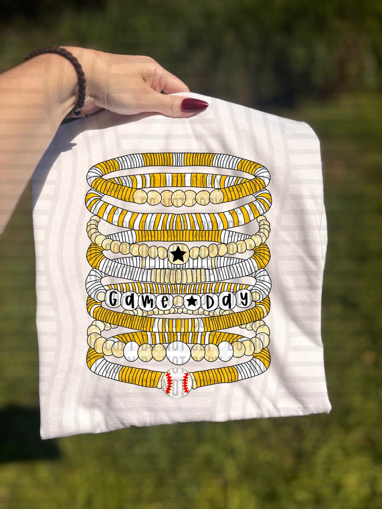 Bracelets - Baseball - Color Dropdown Digital Download 300DPI PNG FILE