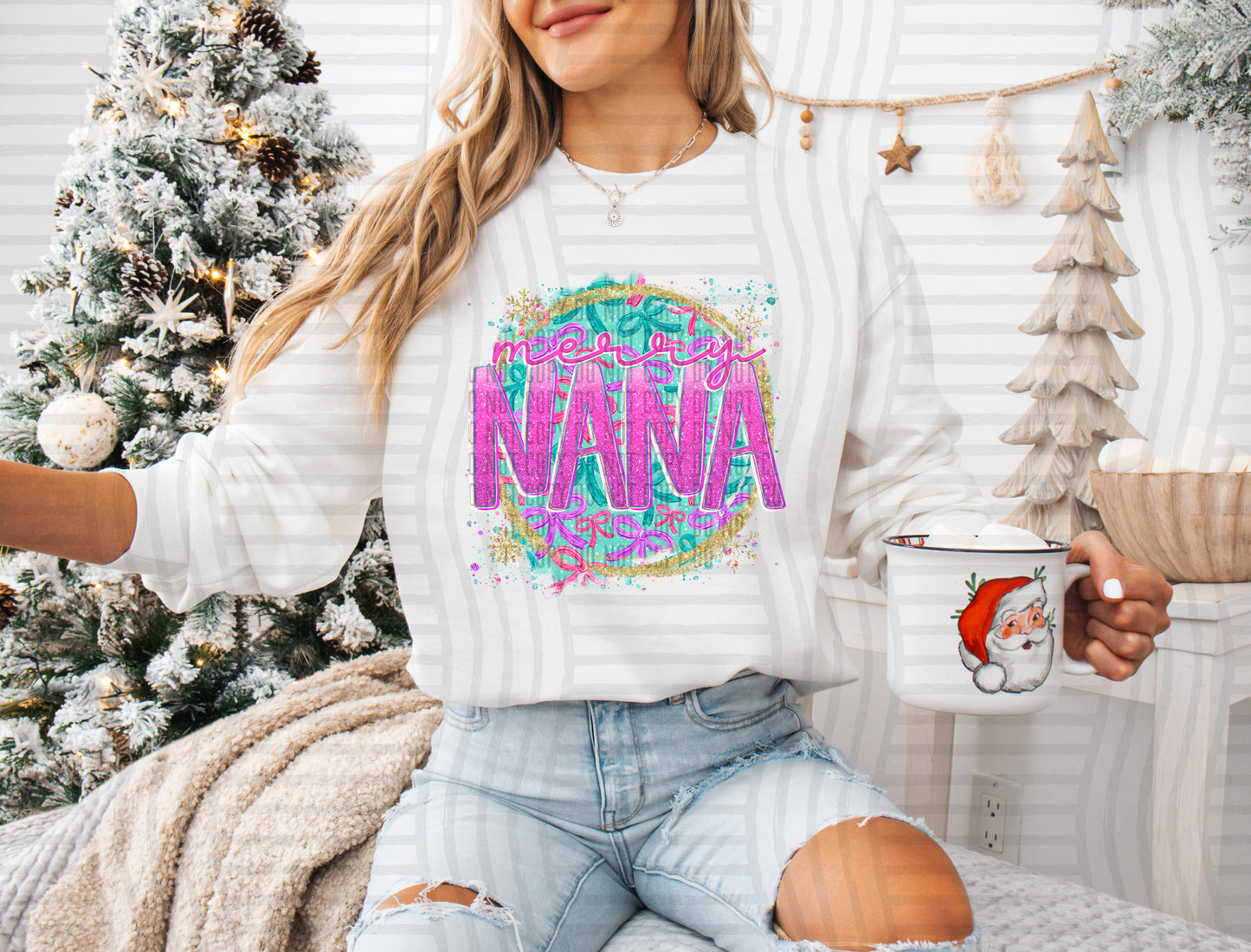 SNOWFLAKE BOW NAMES - 300DPI PNG FILE