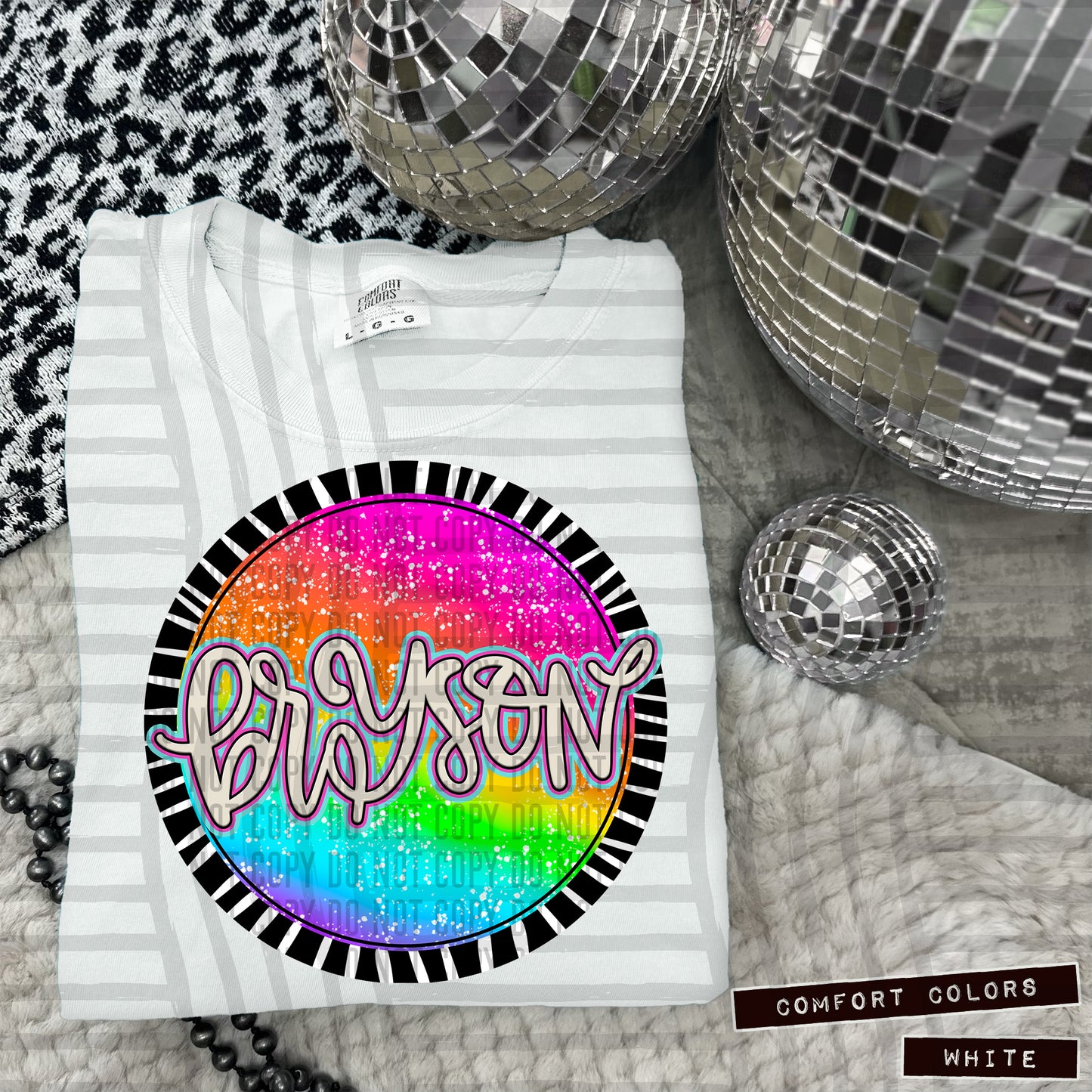 Rainbow Splatter Circles Mascots - Digital Download 300DPI PNG FILE