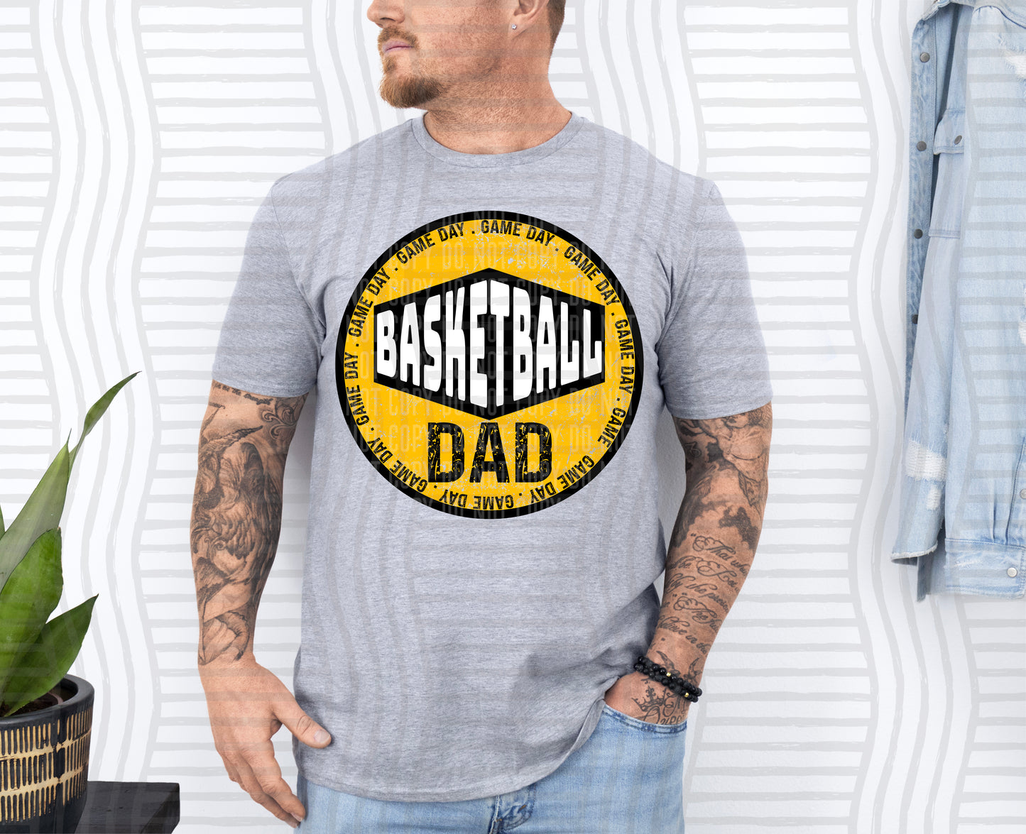 Basketball DAD -Color Dropdown Digital Download 300DPI PNG FILE
