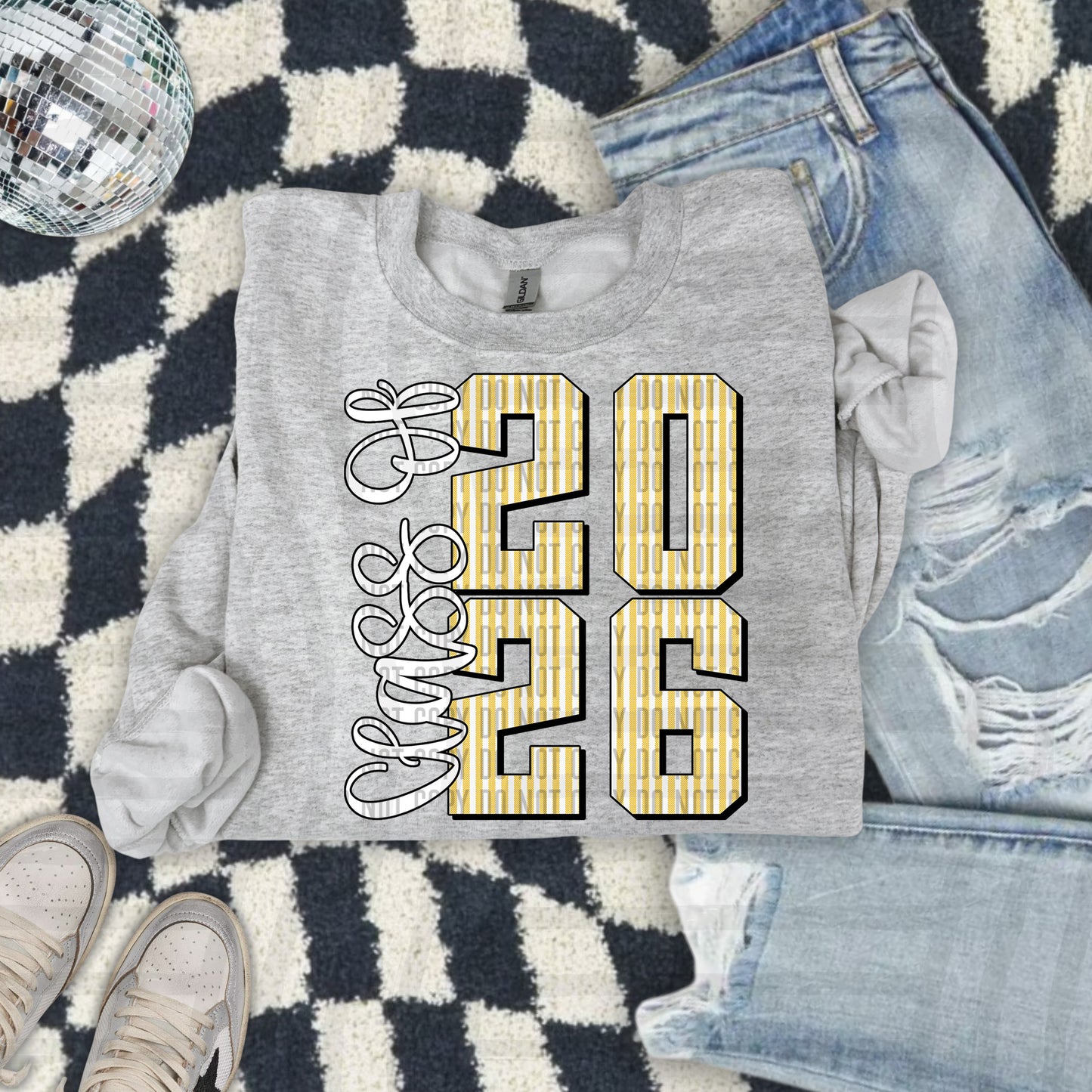 Class of 2026 - Choose your color - Digital Download 300DPI PNG FILE