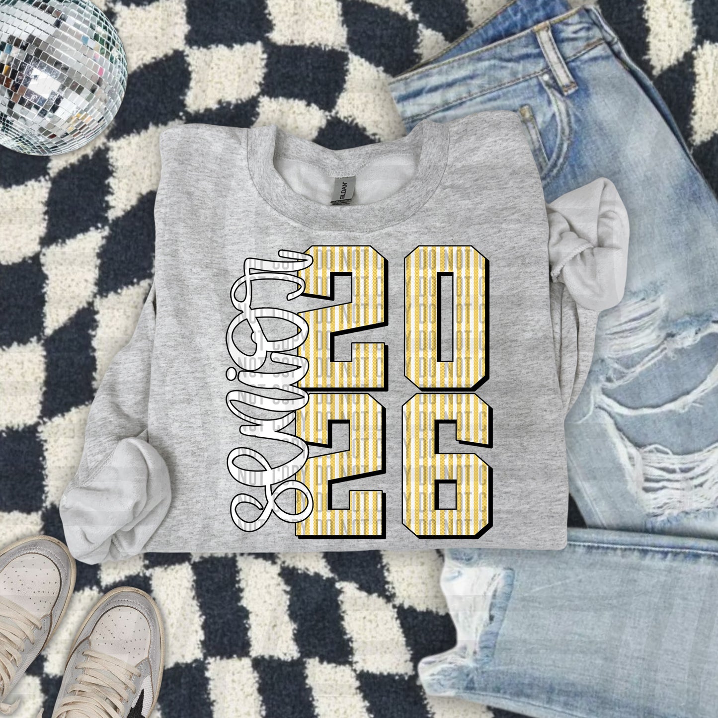 Senior 2026 - Choose your color - Digital Download 300DPI PNG FILE