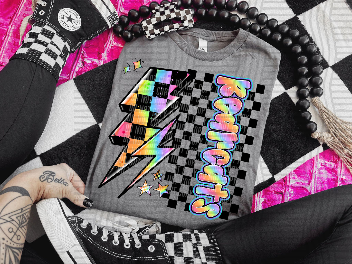 Neon Side Bolt <3- Dropdown + CUSTOM Digital Download 300DPI PNG FILE