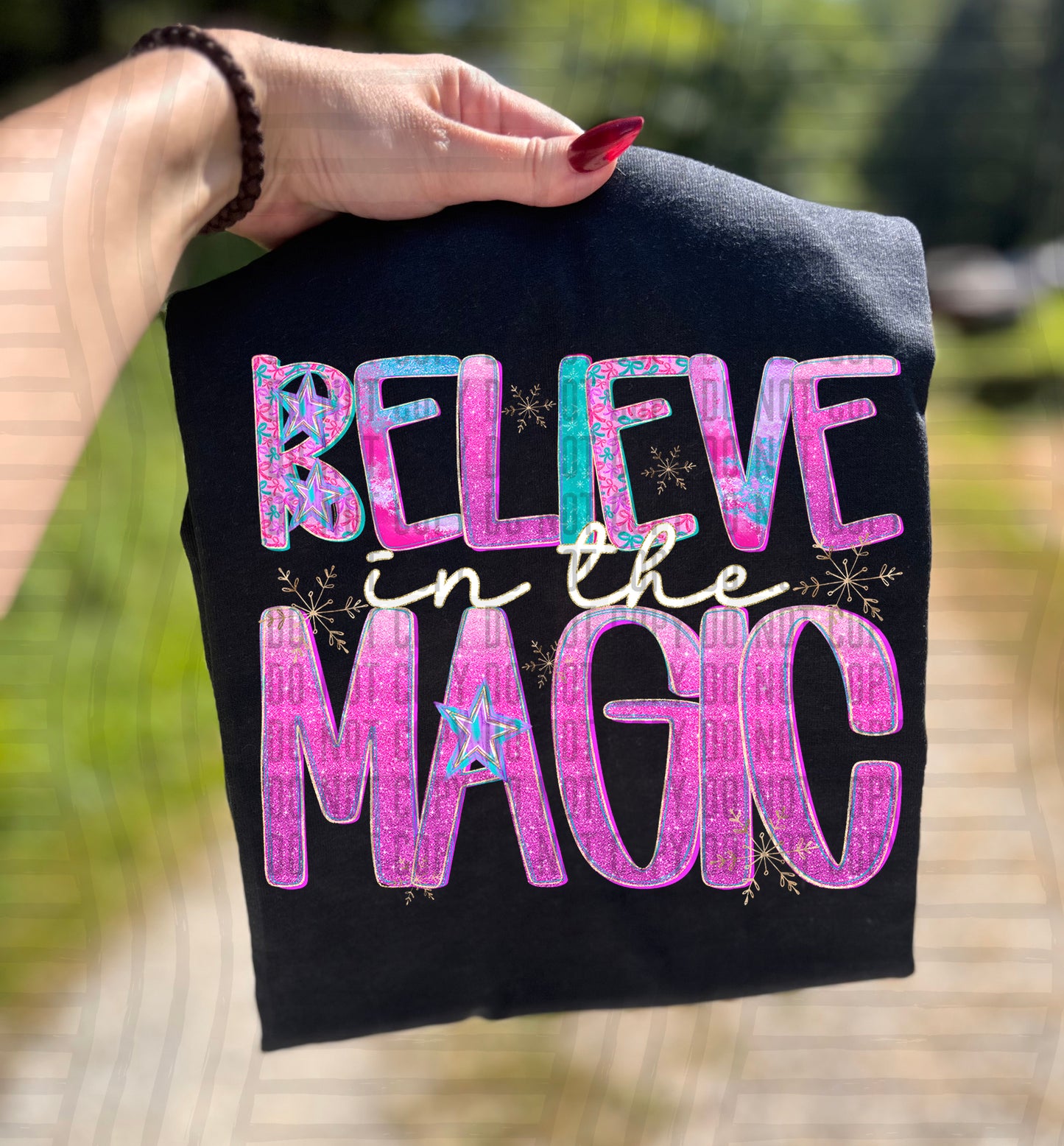 BELIEVE IN THE MAGIC - 300DPI PNG FILE