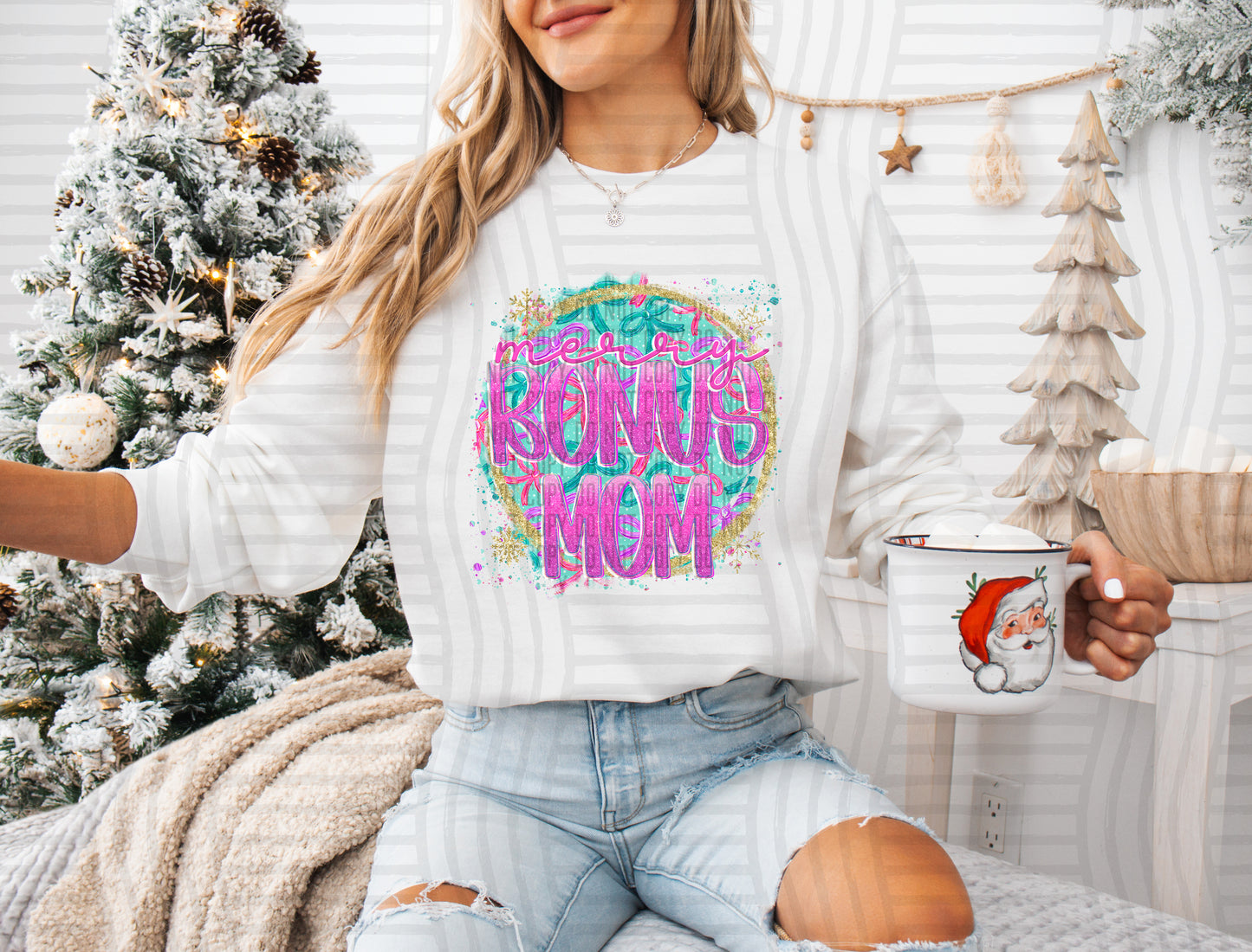 SNOWFLAKE BOW NAMES - 300DPI PNG FILE