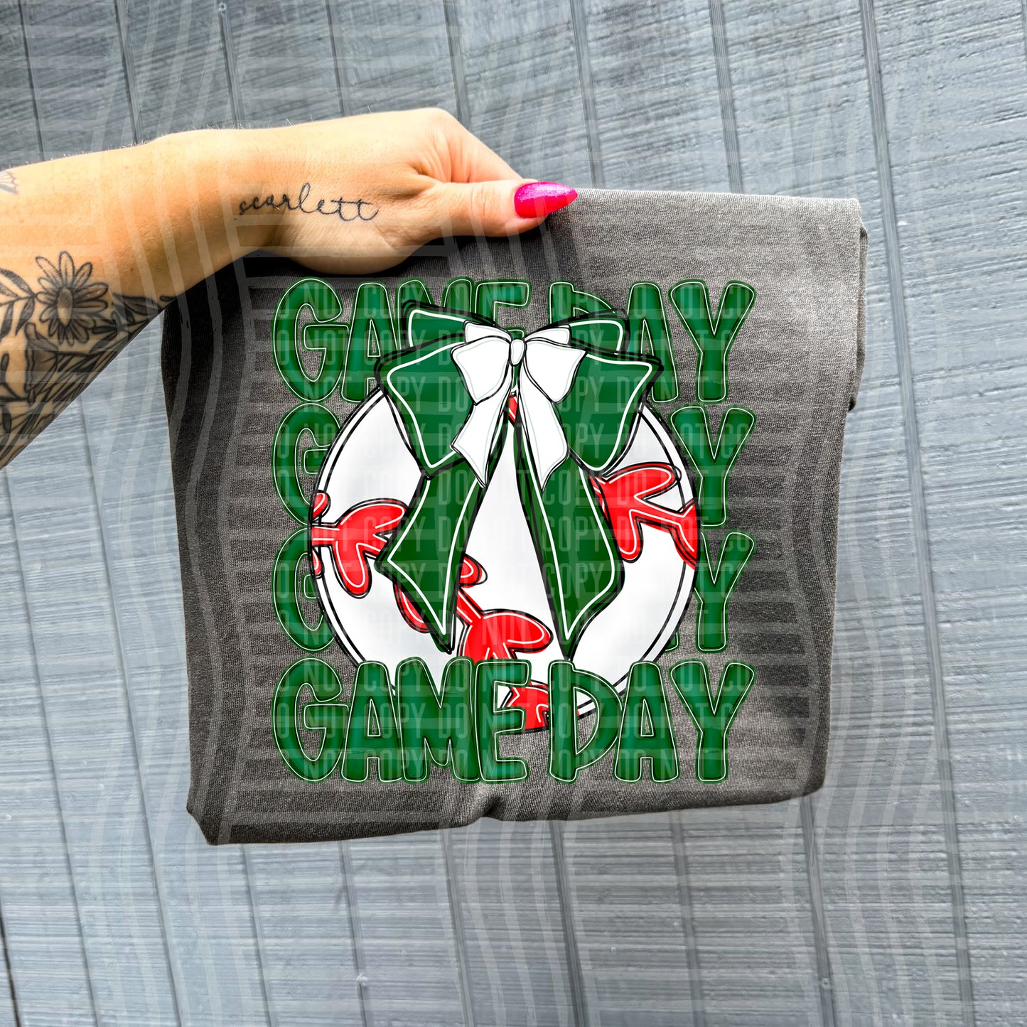 BASEBALL - GAME DAY - Color Dropdown Digital Download 300DPI PNG FILE