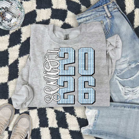 Senior 2026 - Choose your color - Digital Download 300DPI PNG FILE