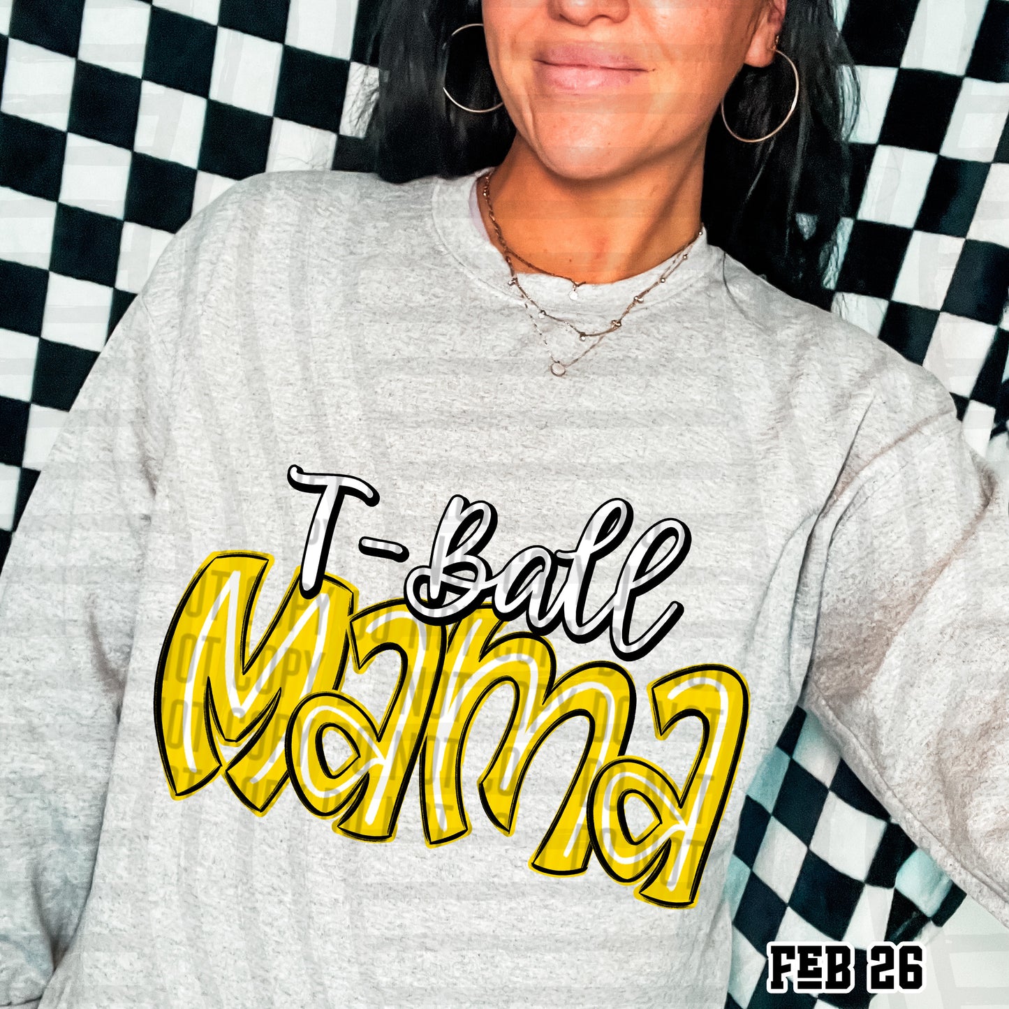 T-Ball Mama - Color Dropdown Digital Download 300DPI PNG FILE