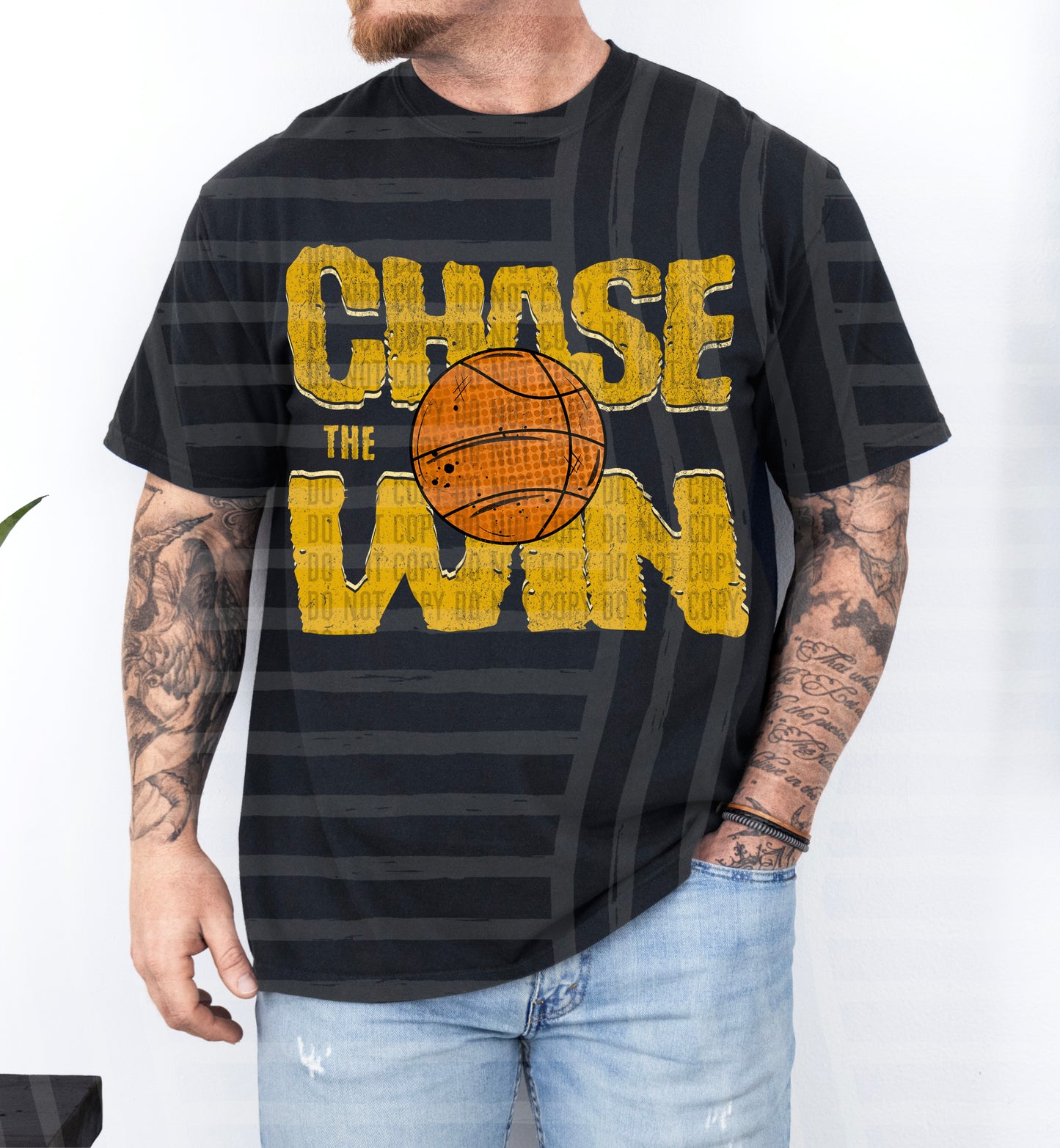 Chase the Win BASKETBALL - Color Dropdown Digital Download 300DPI PNG FILE
