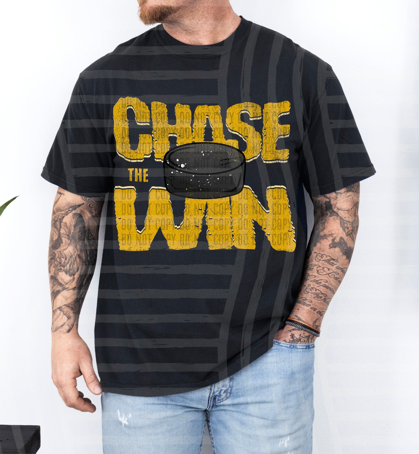Chase the Win HOCKEY - Color Dropdown Digital Download 300DPI PNG FILE
