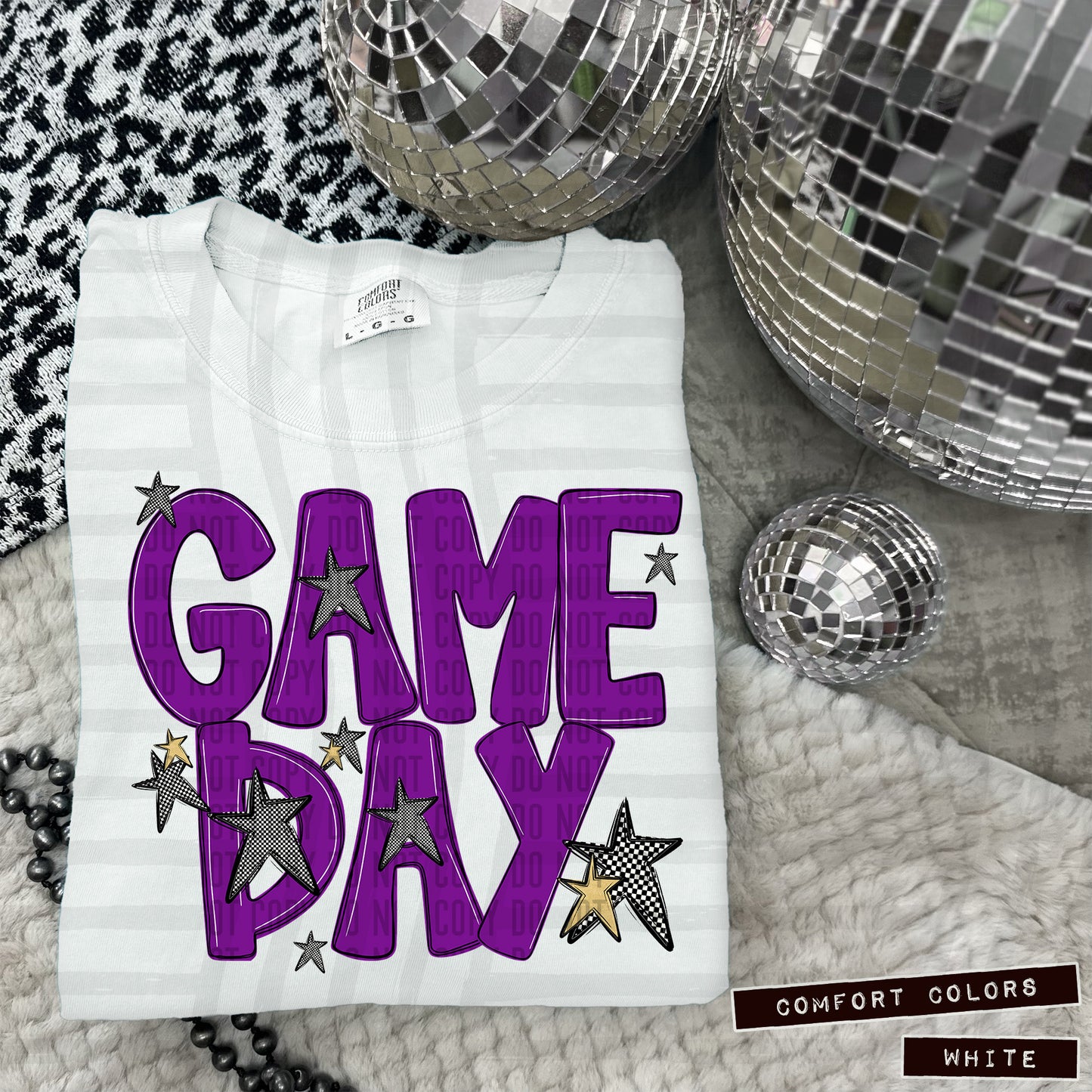 CheckMate Game Day Collection 2 files included Gold/Silver- Color Dropdown Digital Download 300DPI PNG FILE