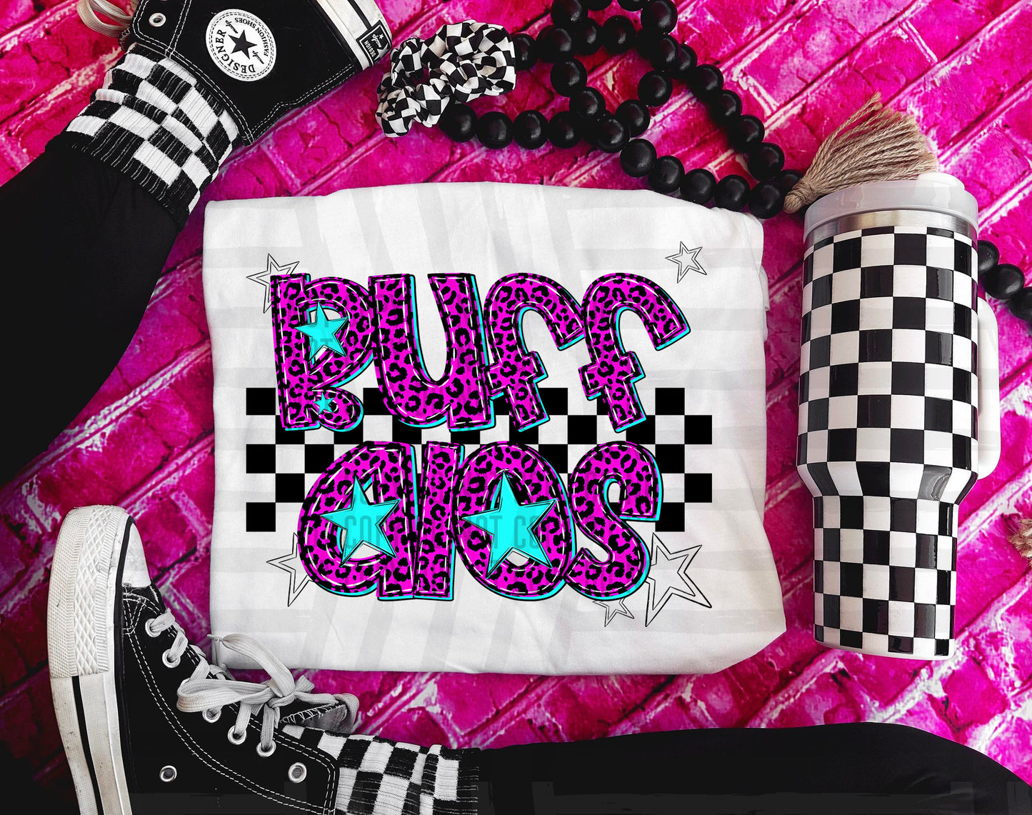 Pink checks - Dropdown + CUSTOM - Digital Download 300DPI PNG FILE