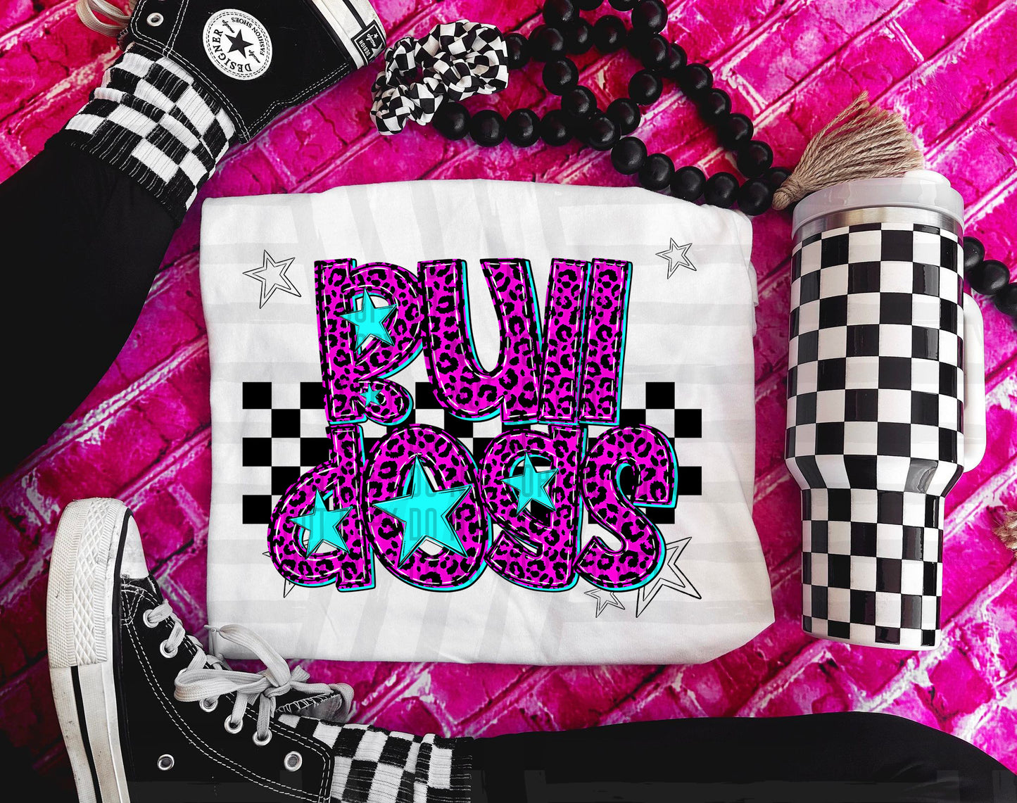 Pink checks - Dropdown + CUSTOM - Digital Download 300DPI PNG FILE