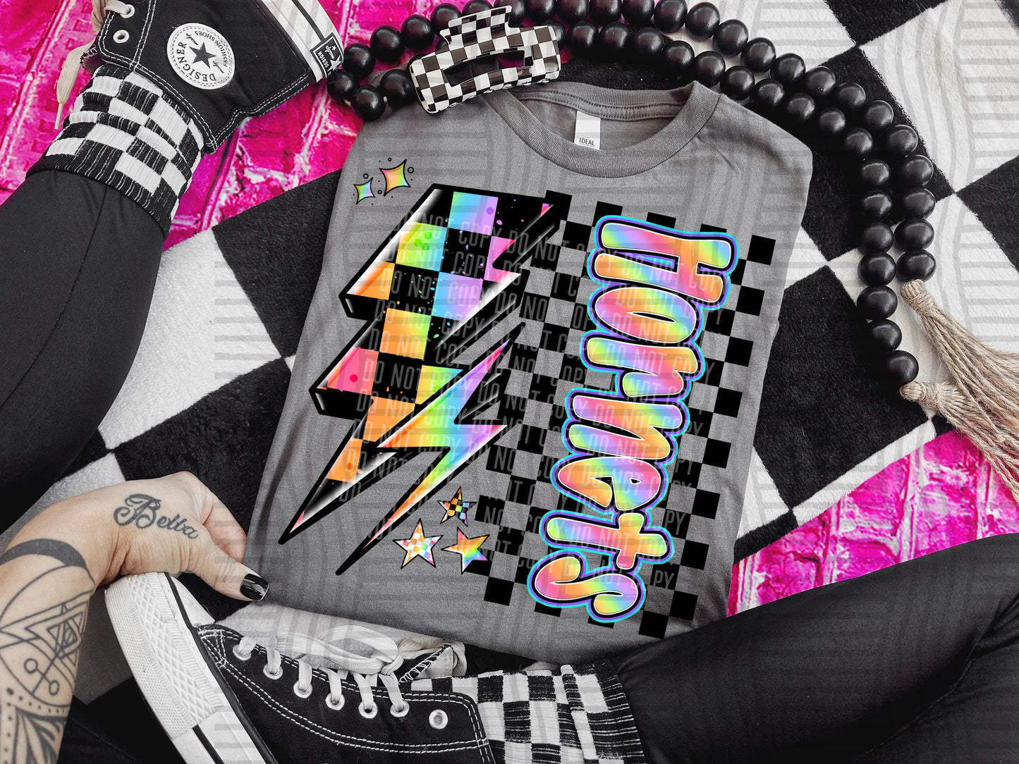 Neon Side Bolt <3- Dropdown + CUSTOM Digital Download 300DPI PNG FILE