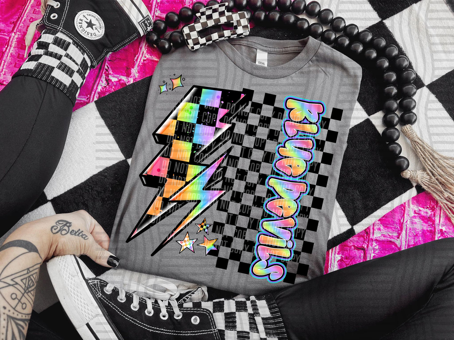 Neon Side Bolt <3- Dropdown + CUSTOM Digital Download 300DPI PNG FILE