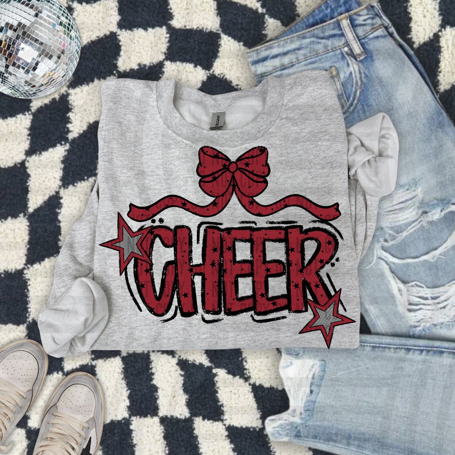 Cheer Bow - Choose your color - Digital Download 300DPI PNG FILE