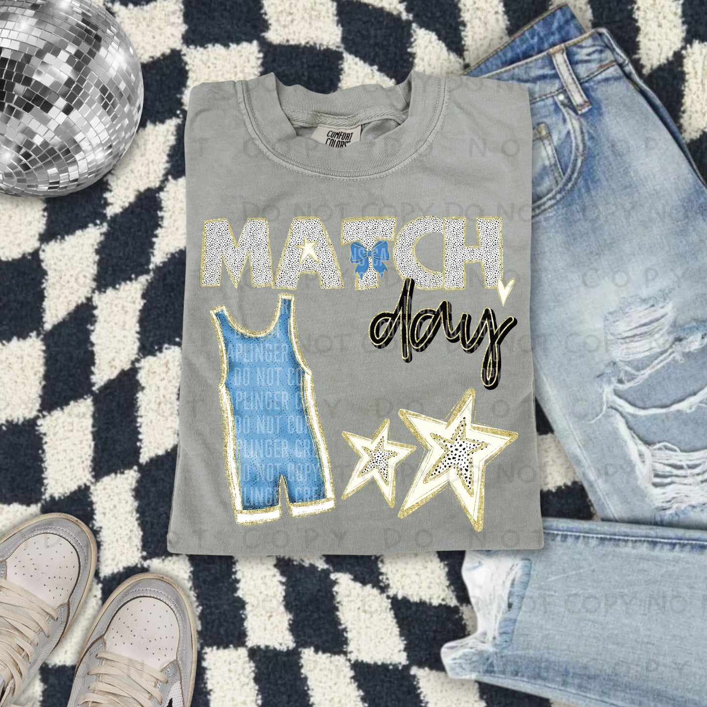Match Day Wrestling - Color Dropdown Digital Download 300DPI PNG FILE